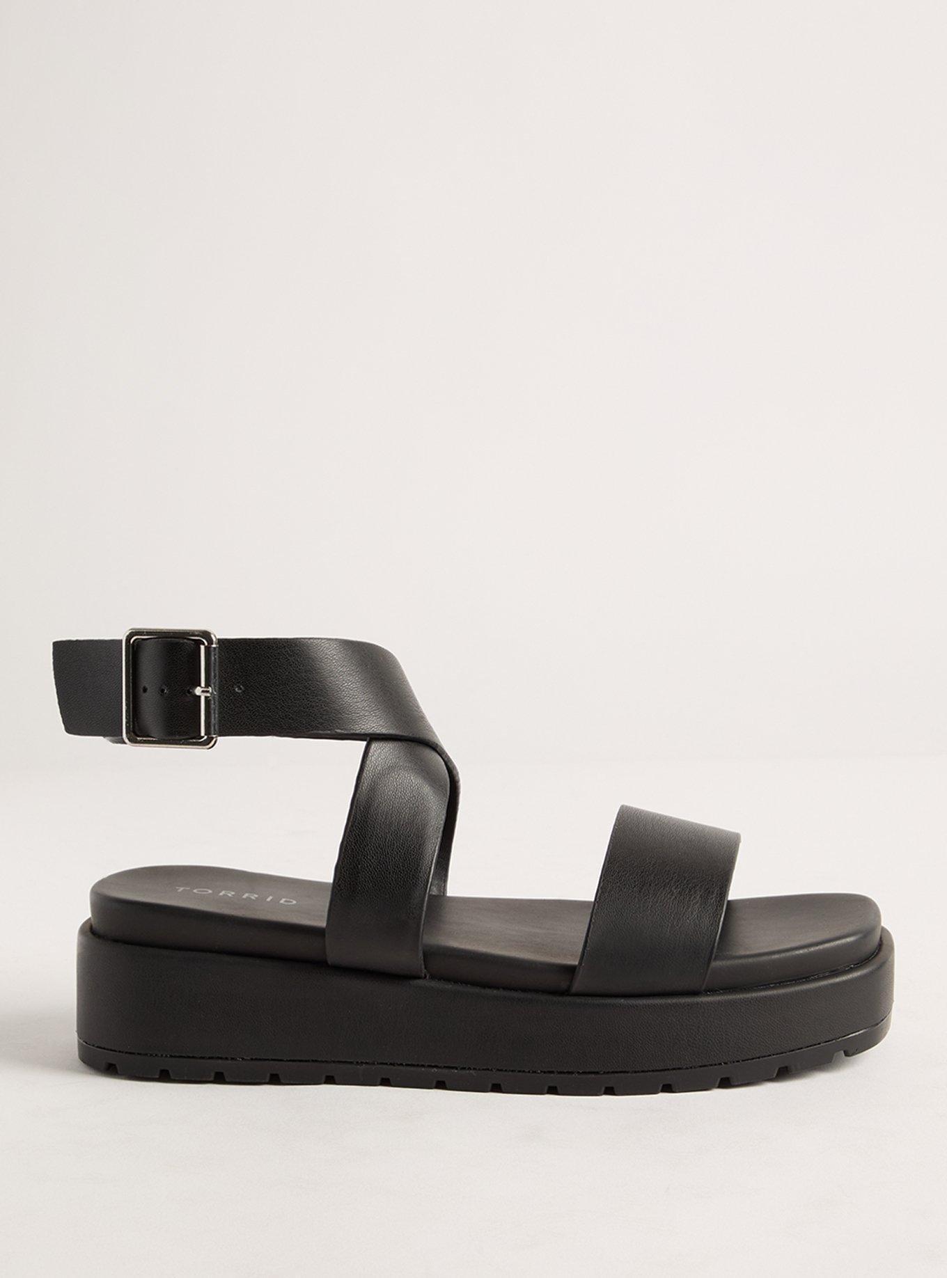Buckle Wrap Flatform Sandal (WW)