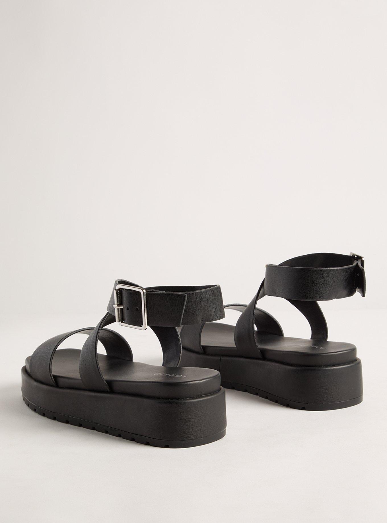 Buckle Wrap Flatform Sandal (WW