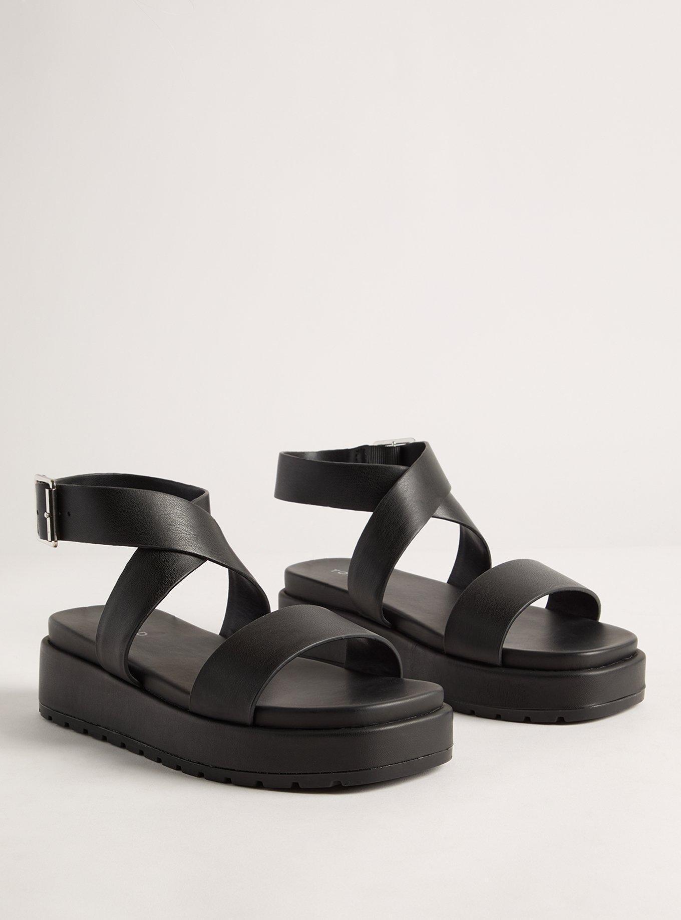 Buckle Wrap Flatform Sandal (WW