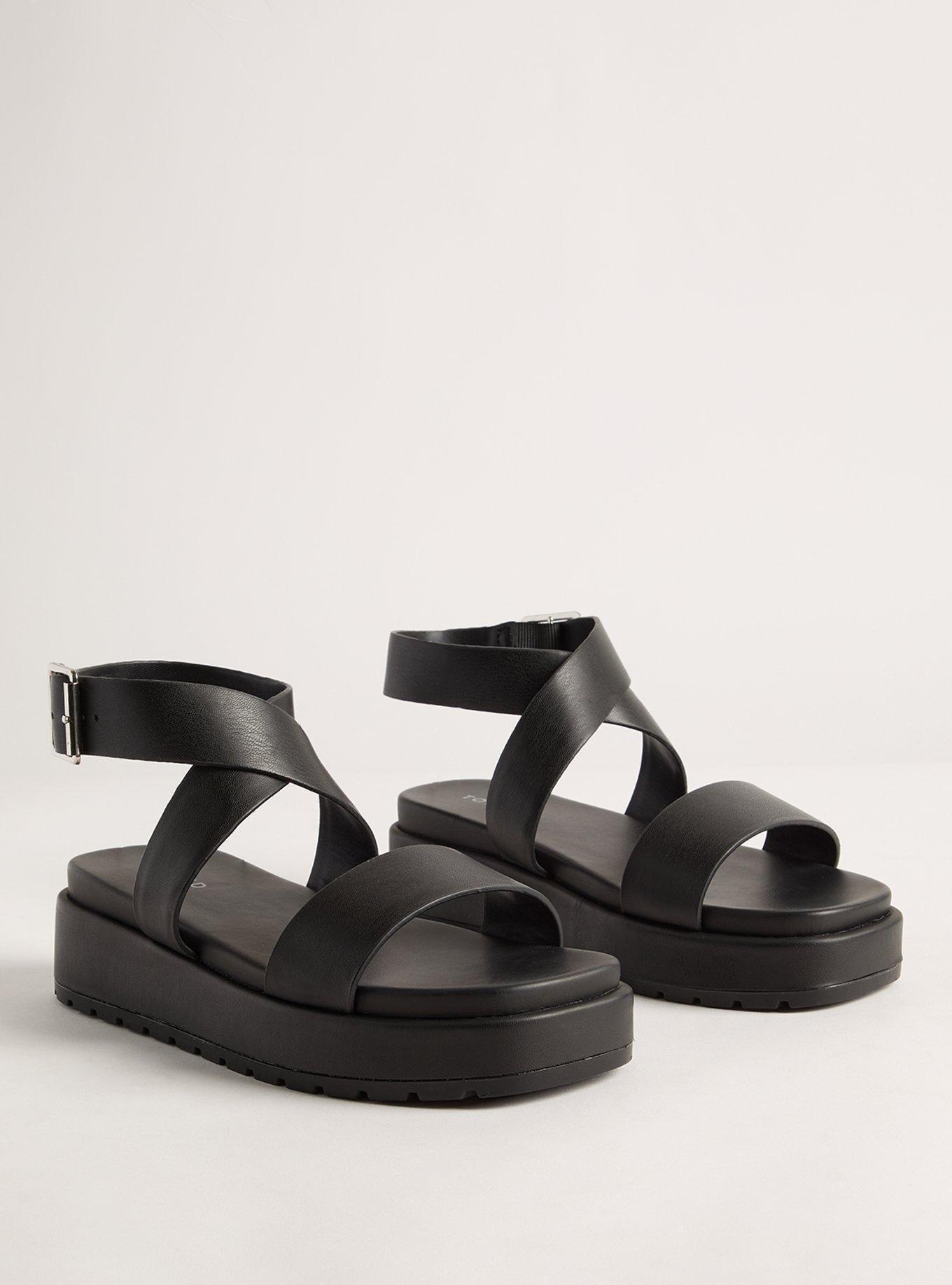 TOKYO BLACK PLATFORM SANDALS Mサイズ　新品　未使用 Black Chunky Platform Sandals | CYBER TECHWEAR®