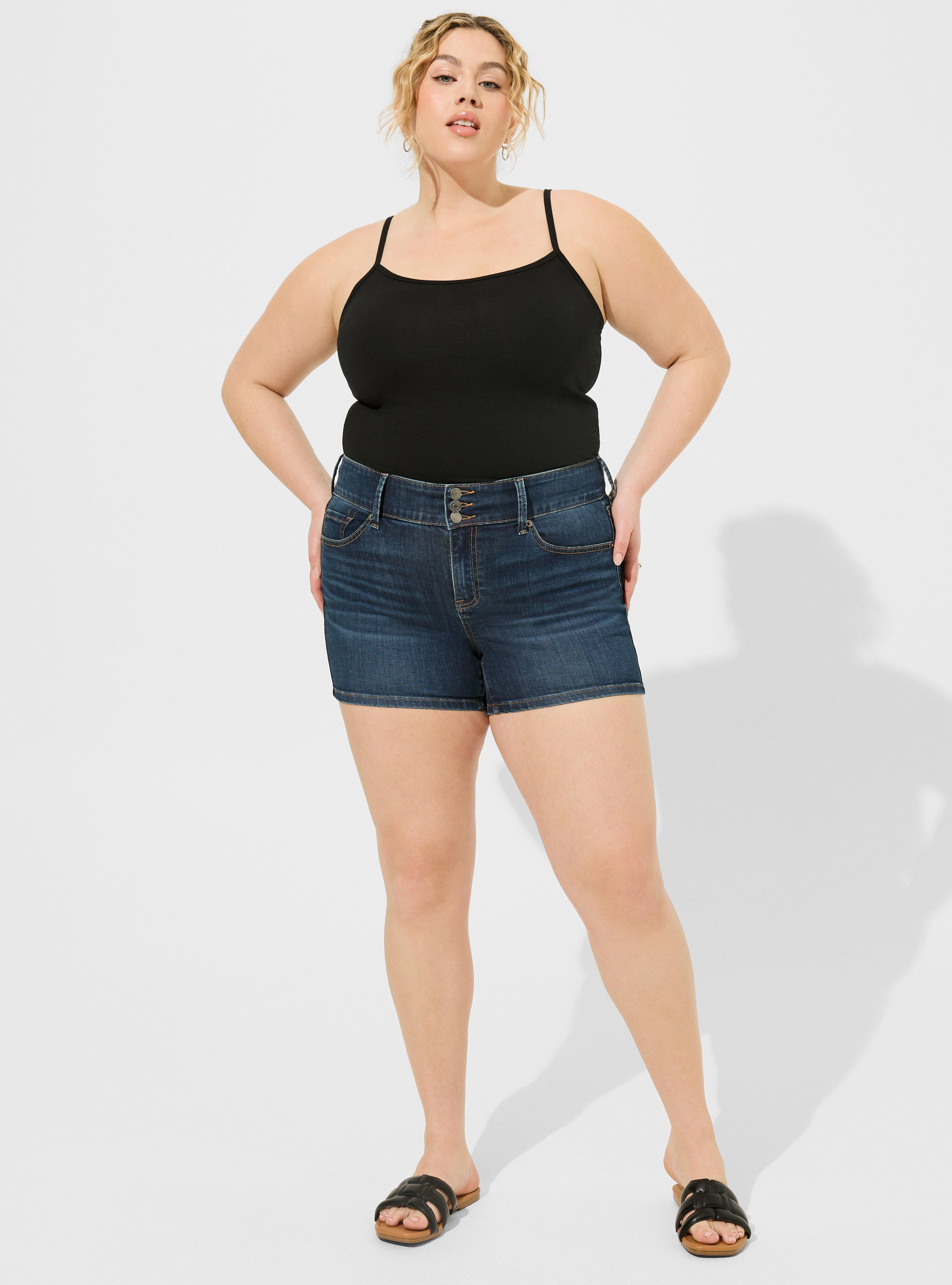 Jegging shorts cheap plus size