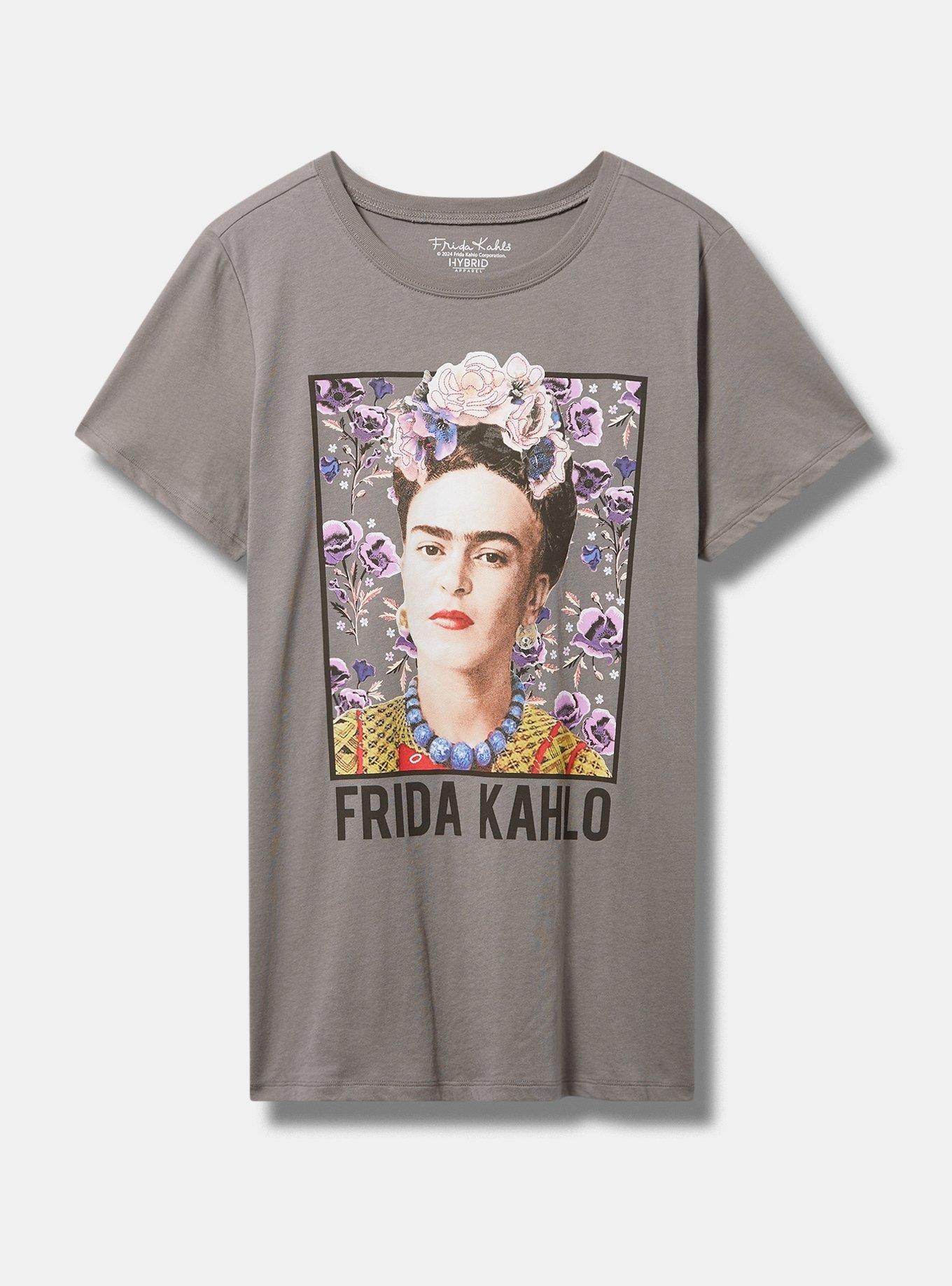 Frida Kahlo Classic Fit Cotton Embroidered Tee