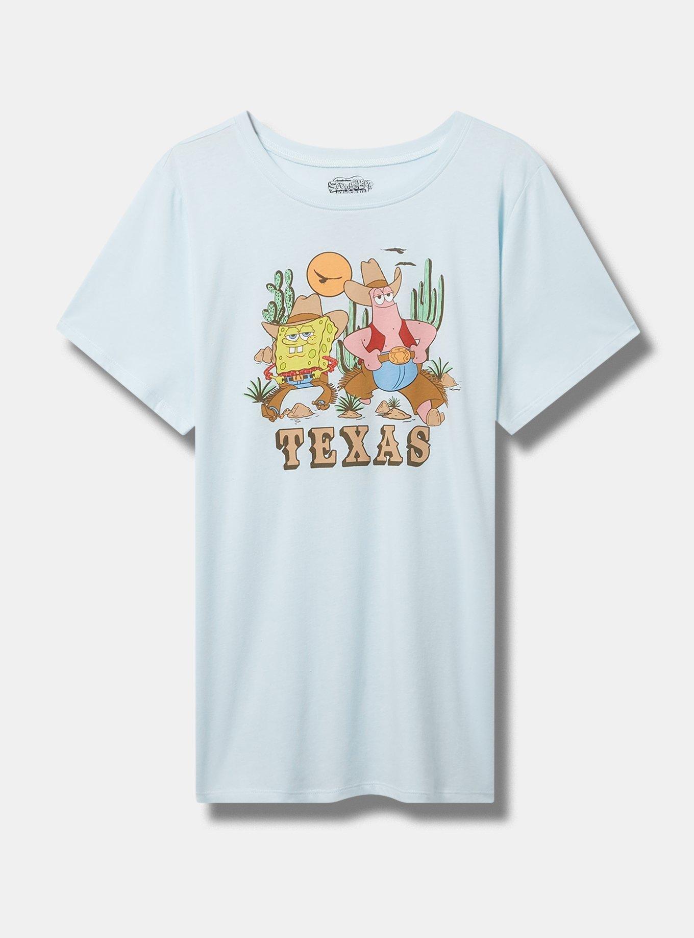 SpongeBob Texas Cotton Crew Tee, , hi-res