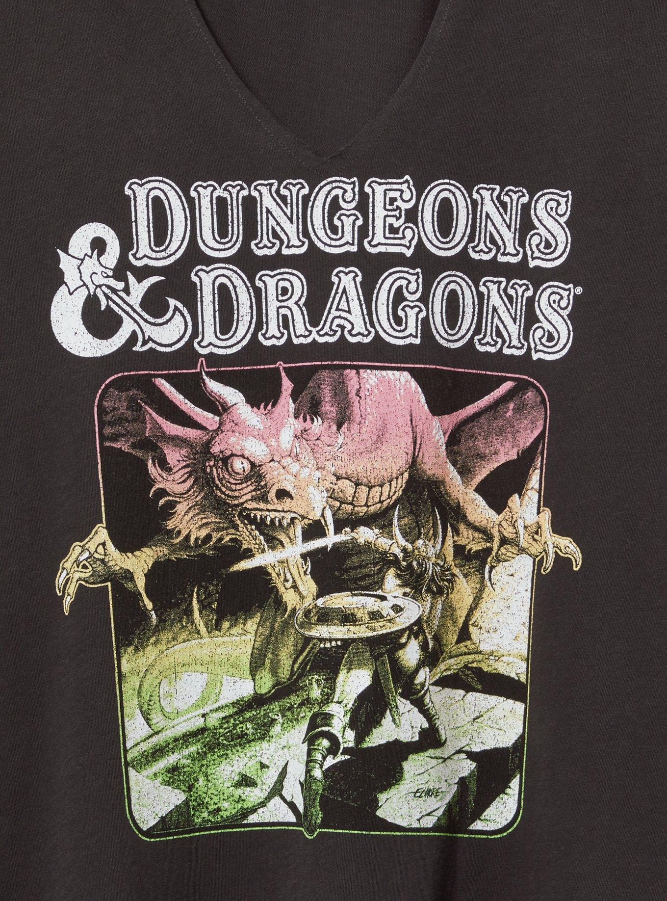 Dungeons And Dragons Classic Fit Cotton Notch Tee, PHANTOM, alternate