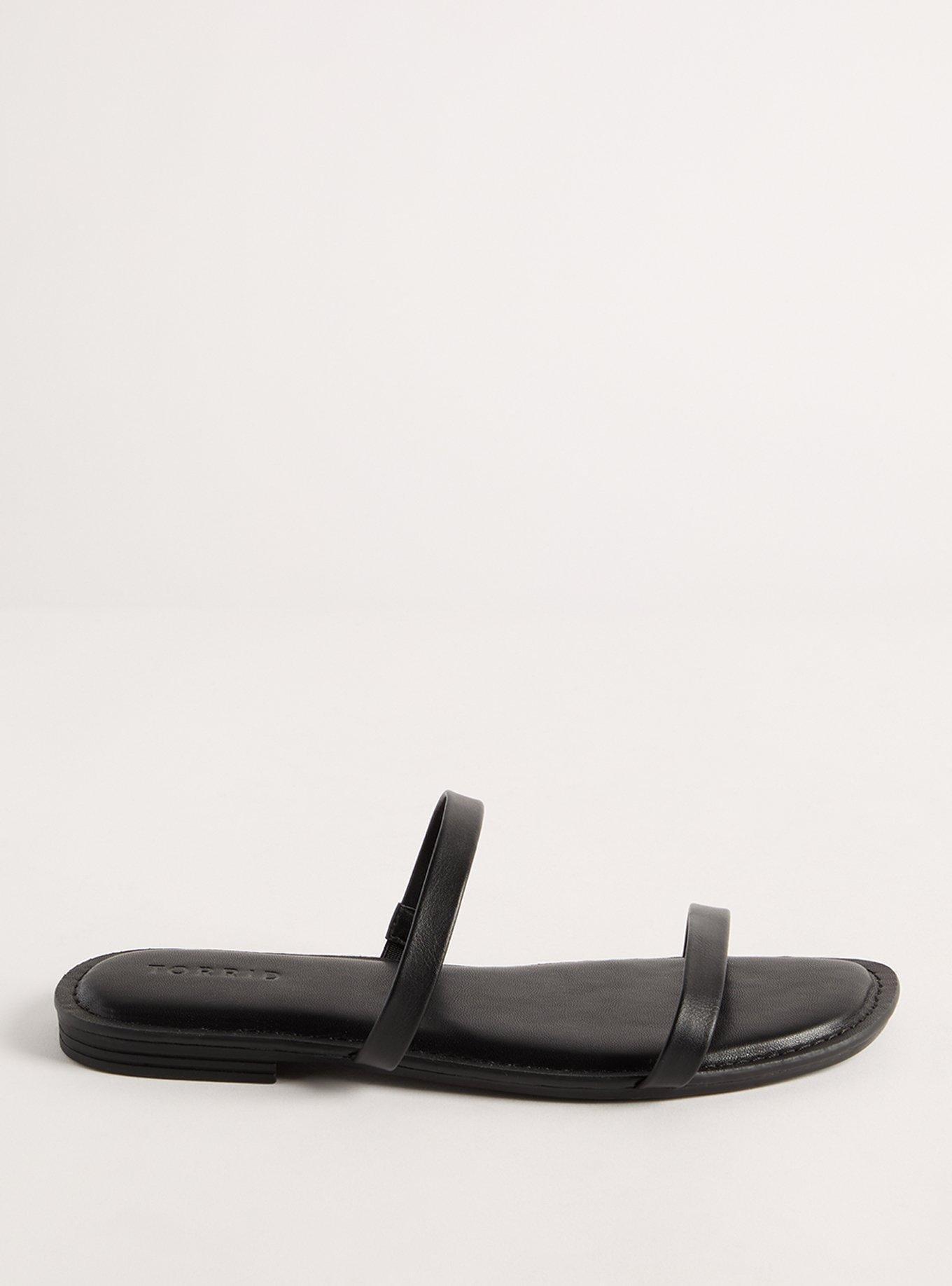 Thin Double Band Slide - Black (WW)