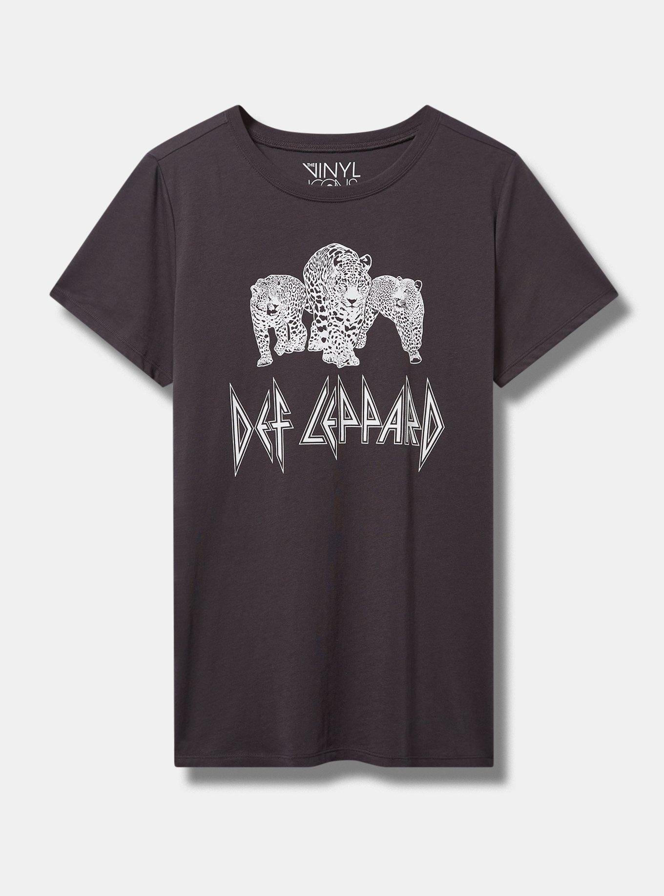 Plus Size - Def Leppard Classic Fit Cotton Crew Tee - Torrid