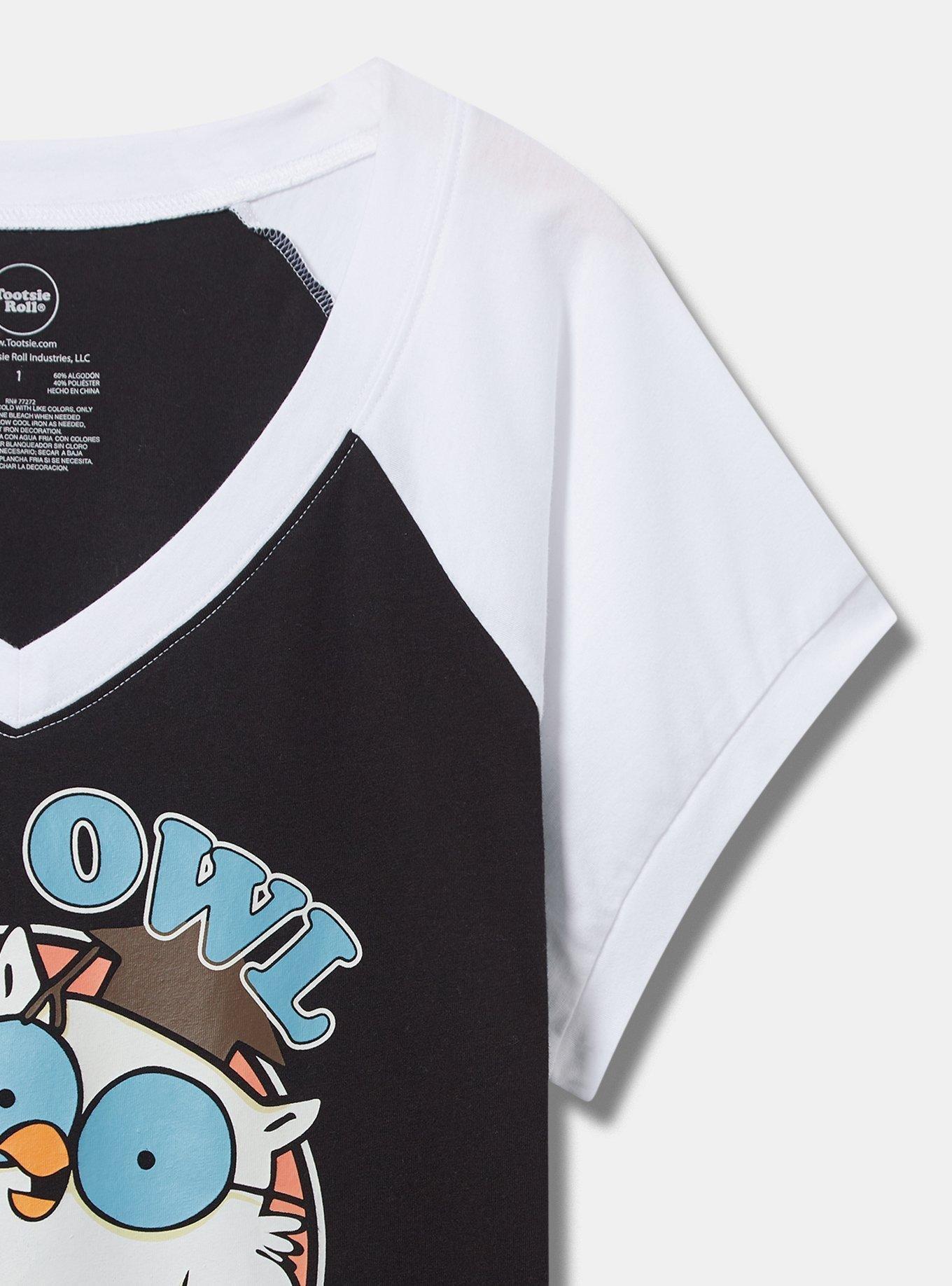 Tootsie Pop Classic Fit Cotton Raglan V-Neck Tee