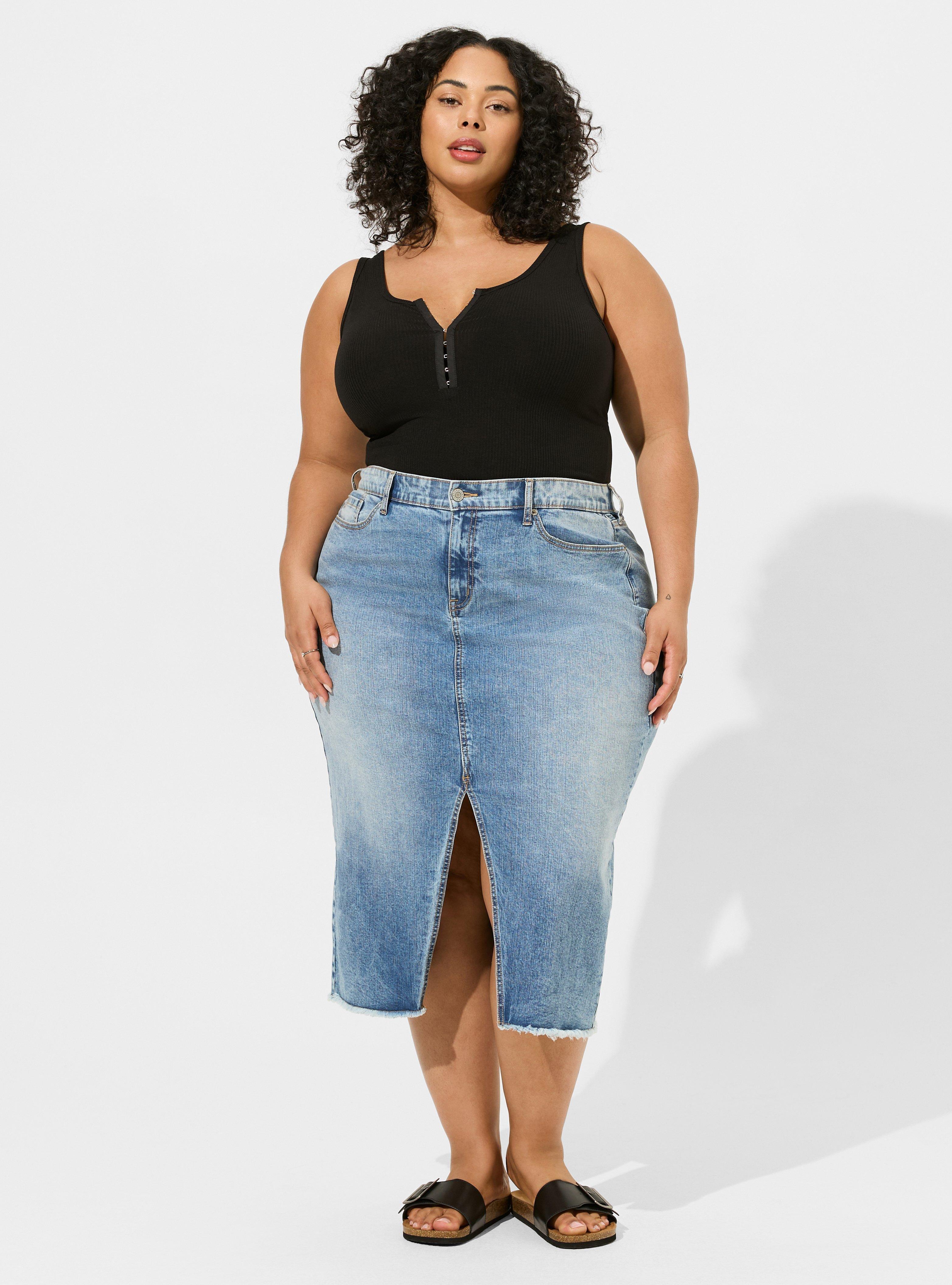 Plus Size - Super Soft Rib Hook And Eye Tank - Torrid