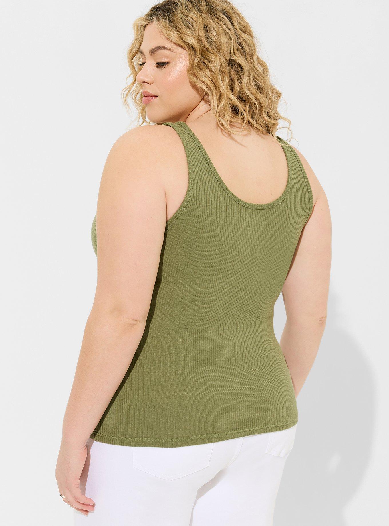 Super Soft Rib Hook And Eye Tank