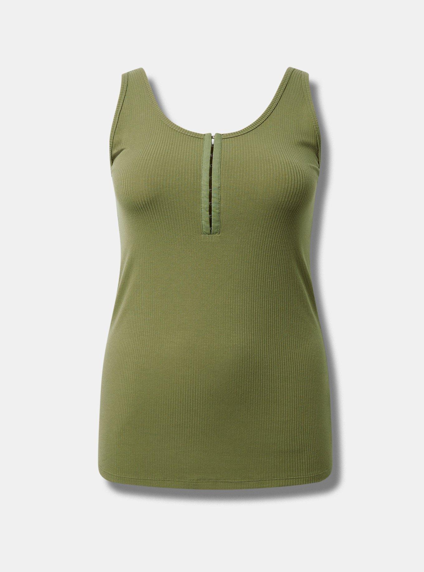 Super Soft Rib Hook And Eye Tank