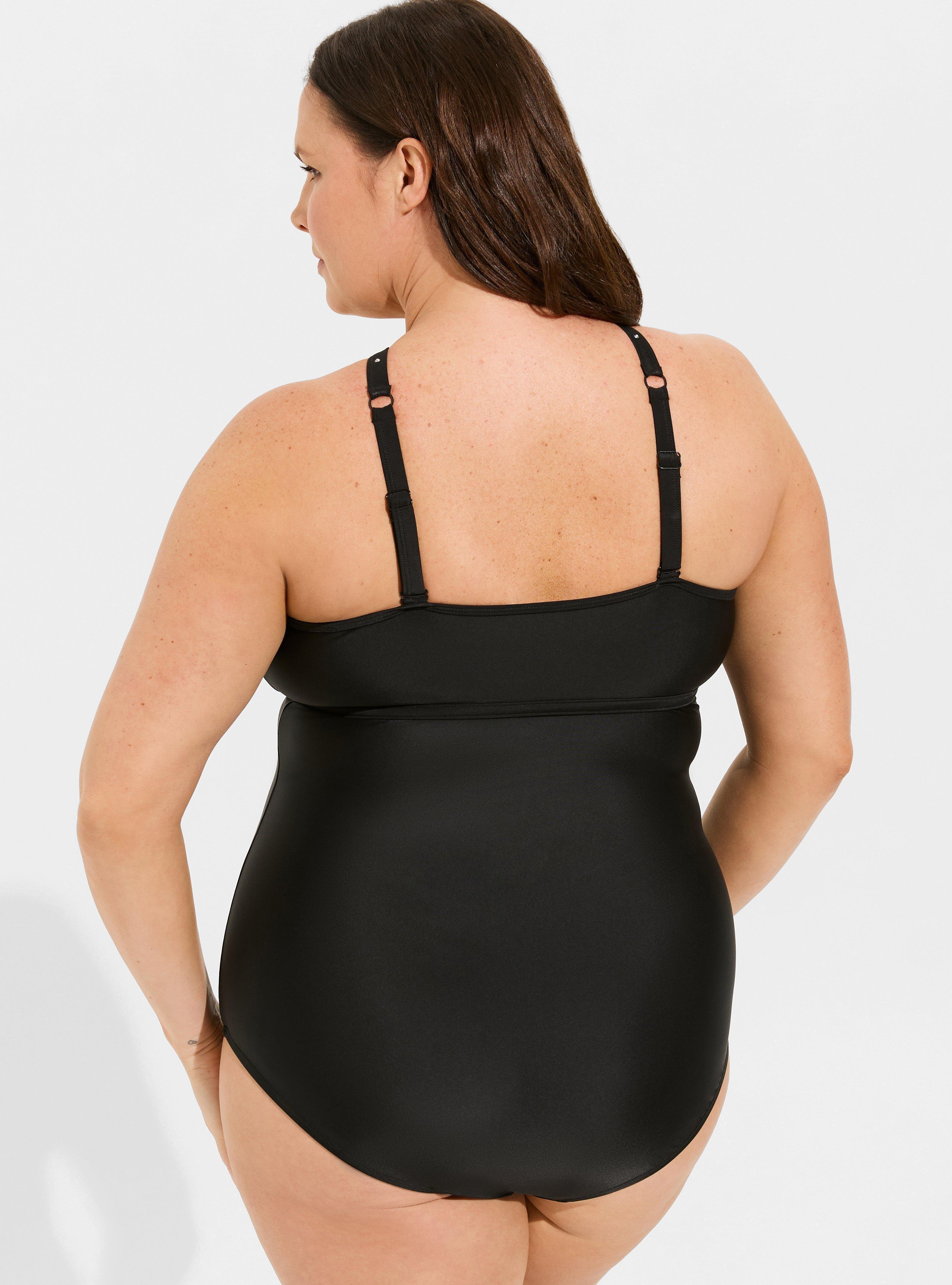 WAVE PEPLUM SWIMWEAR Ameri vintage 水着 Ameri vintage WAVE PEPLUM SWIMWEAR