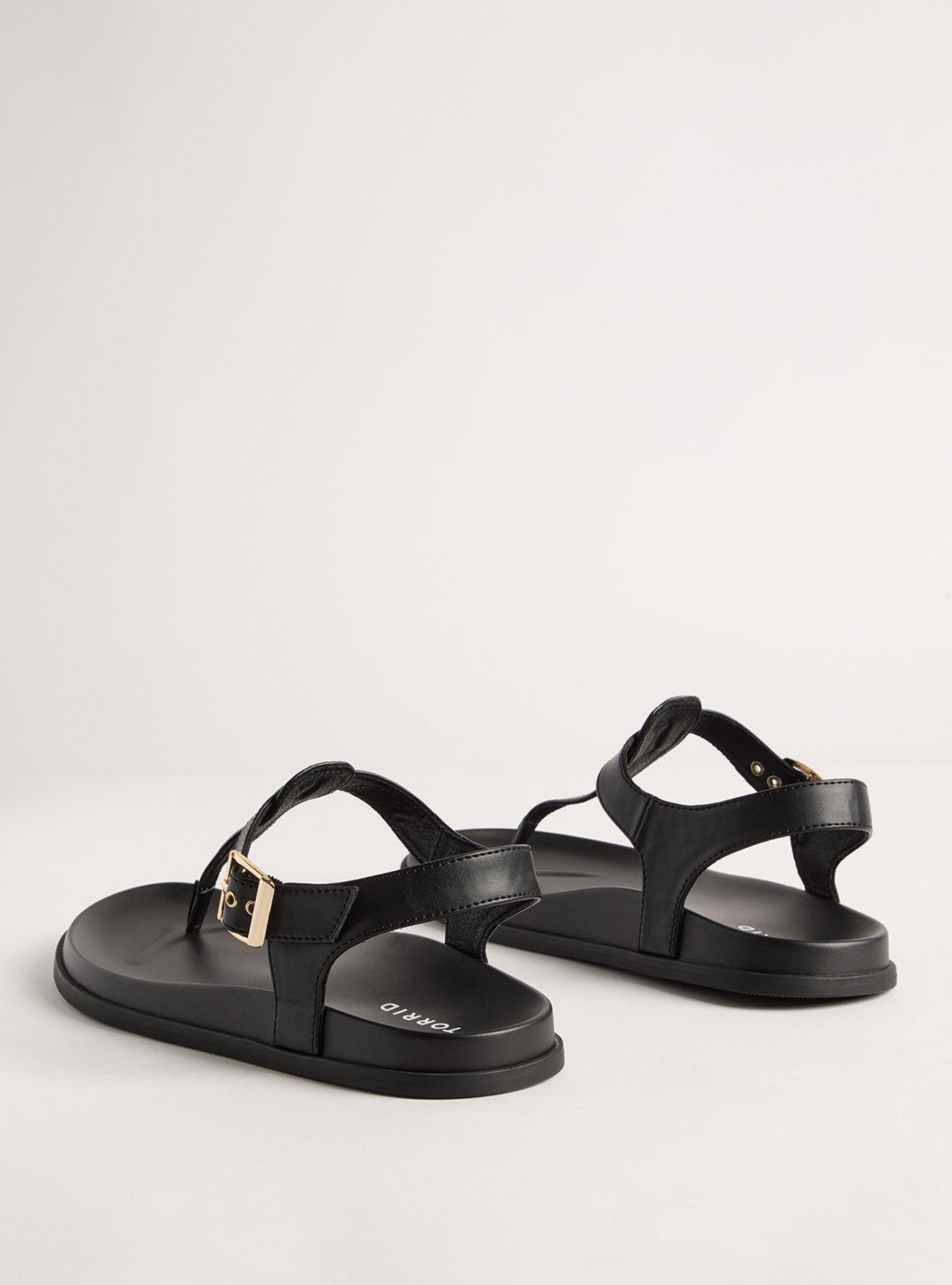 T-Strap Buckle Sandal (WW