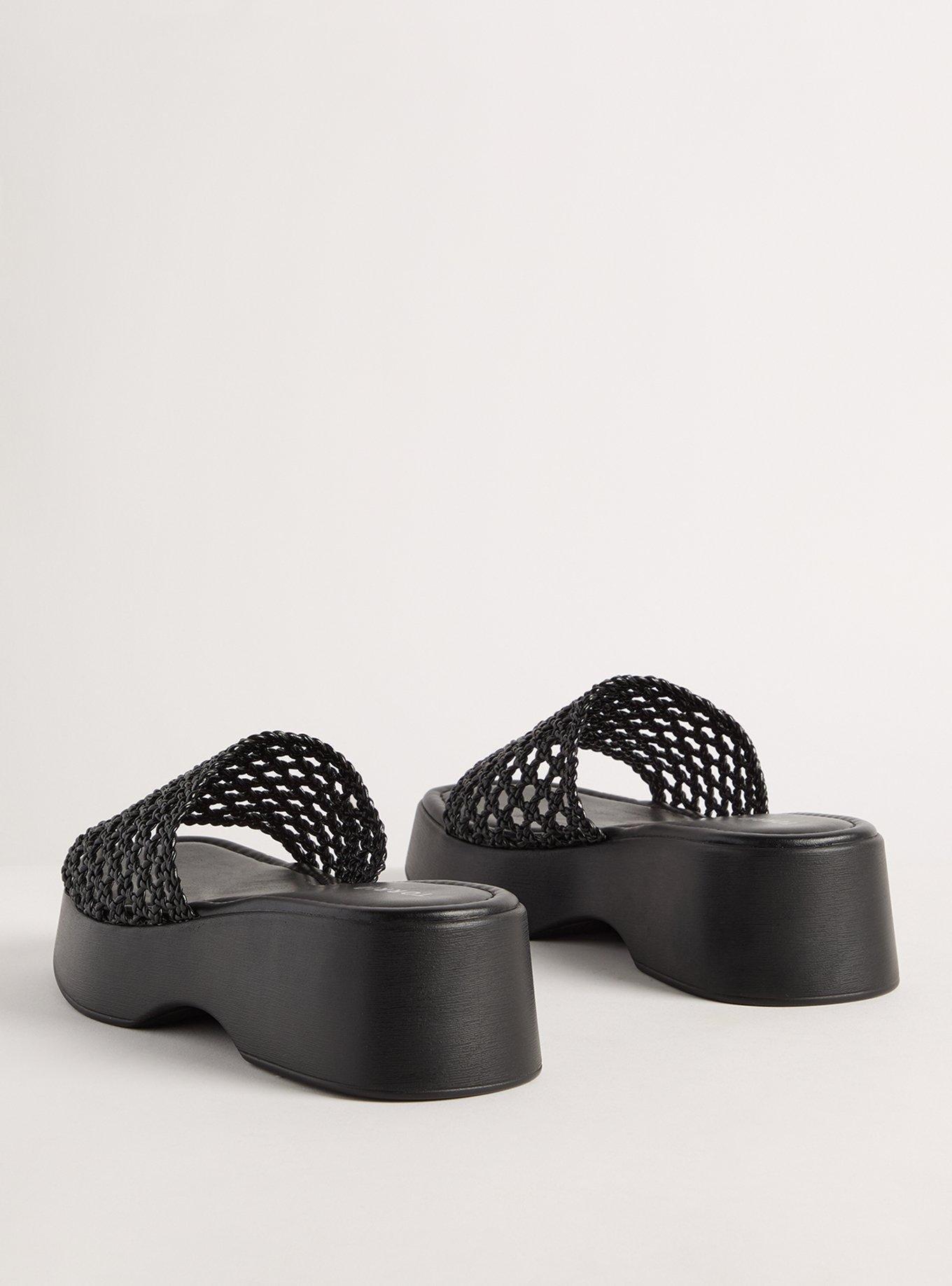 Woven Chunky Flatform Slide (WW