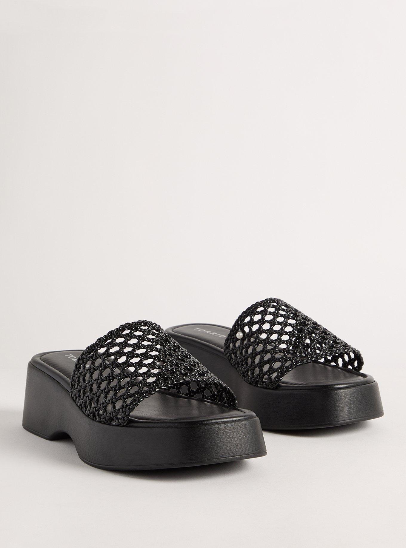 Woven Chunky Flatform Slide (WW