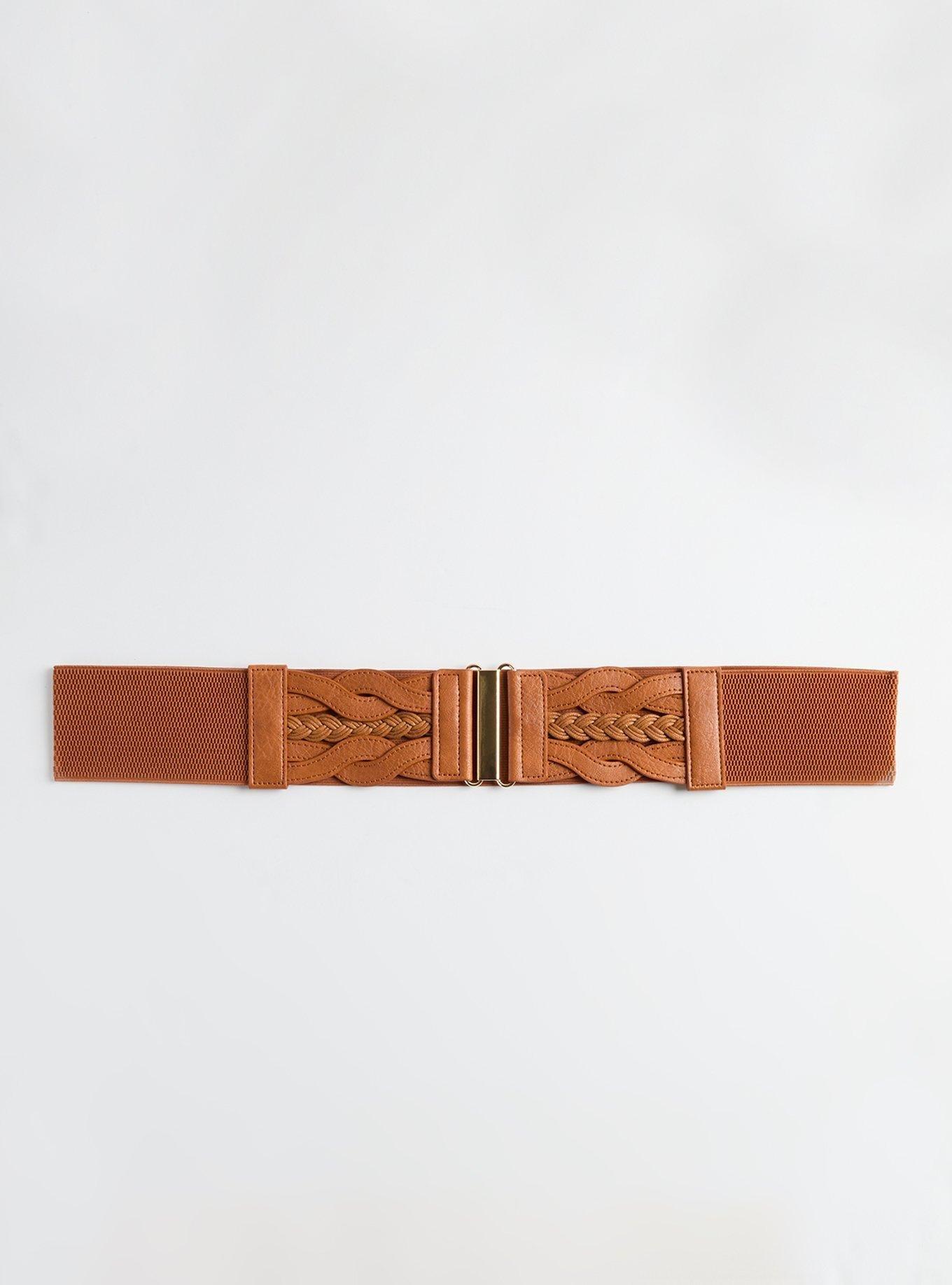 Braided Stretch Waist Belt