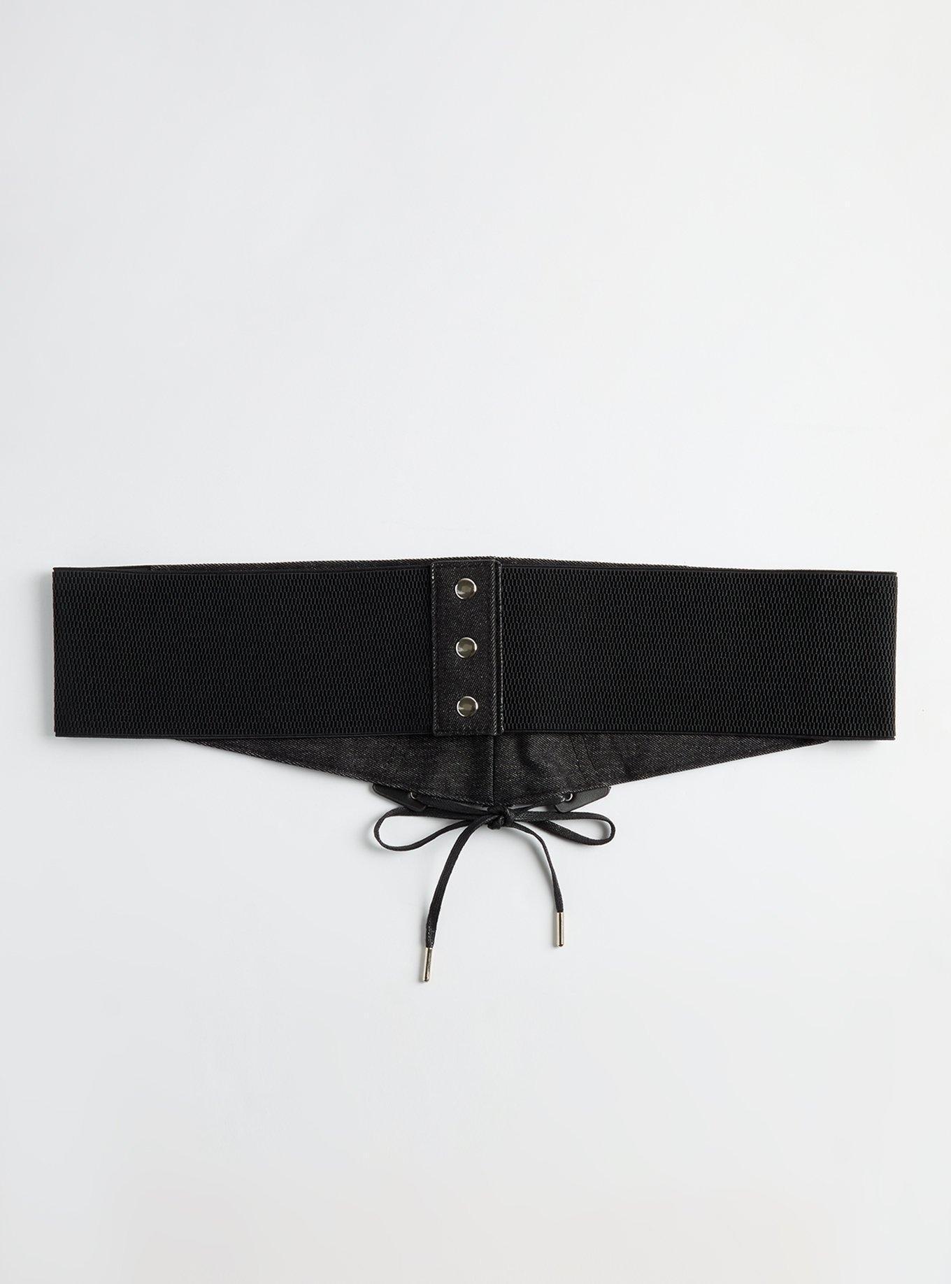 Denim Corset Stretch Waist Belt