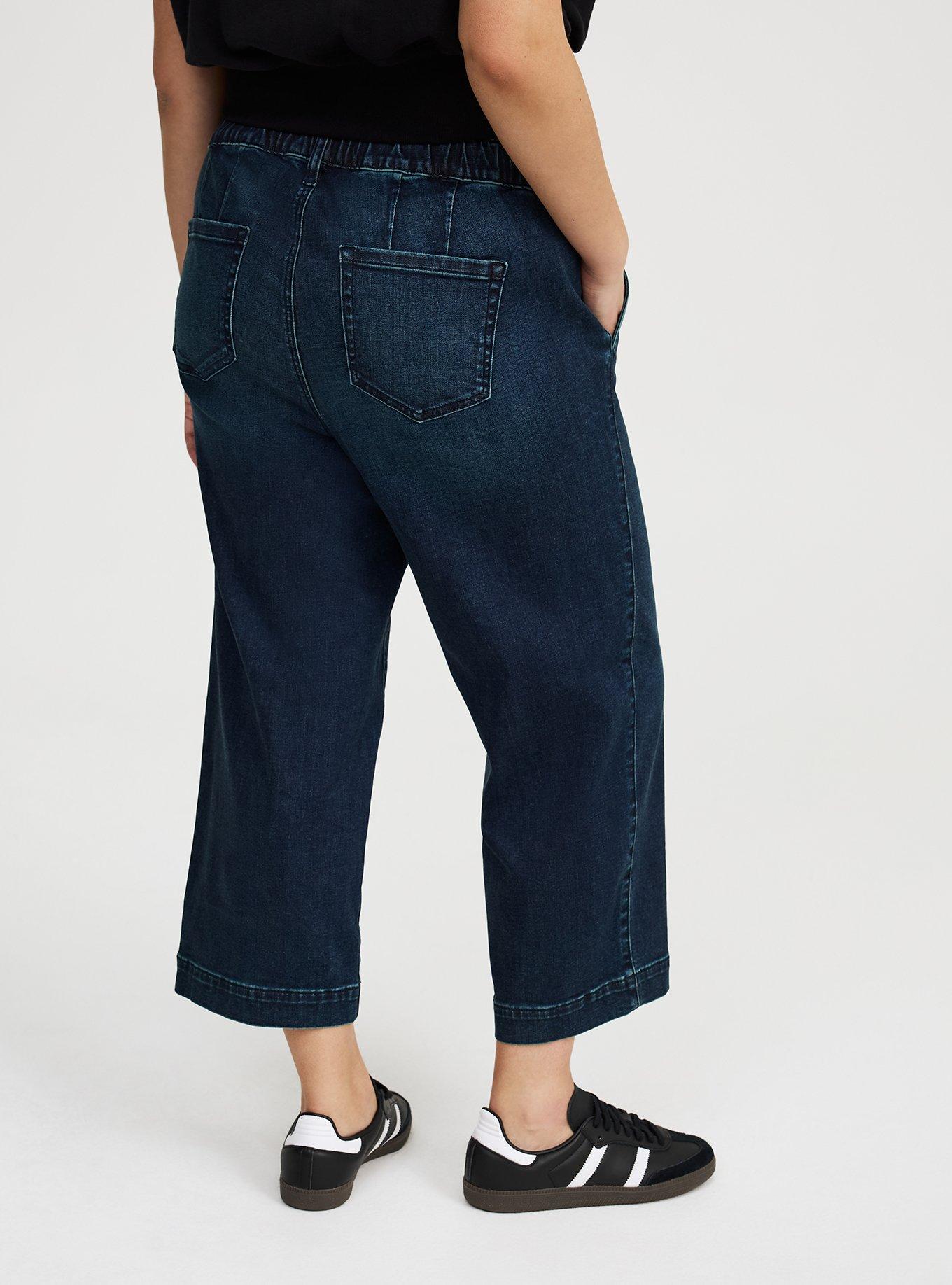 Crop Weekend Mid-Rise Wide Leg Jean