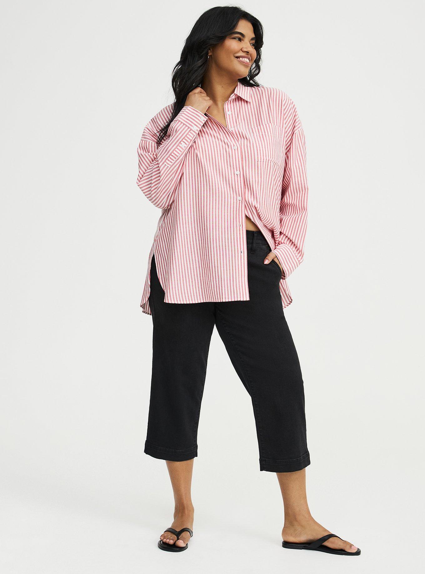 Crop Weekend Mid-Rise Wide-Leg Jean, BLACK, alternate