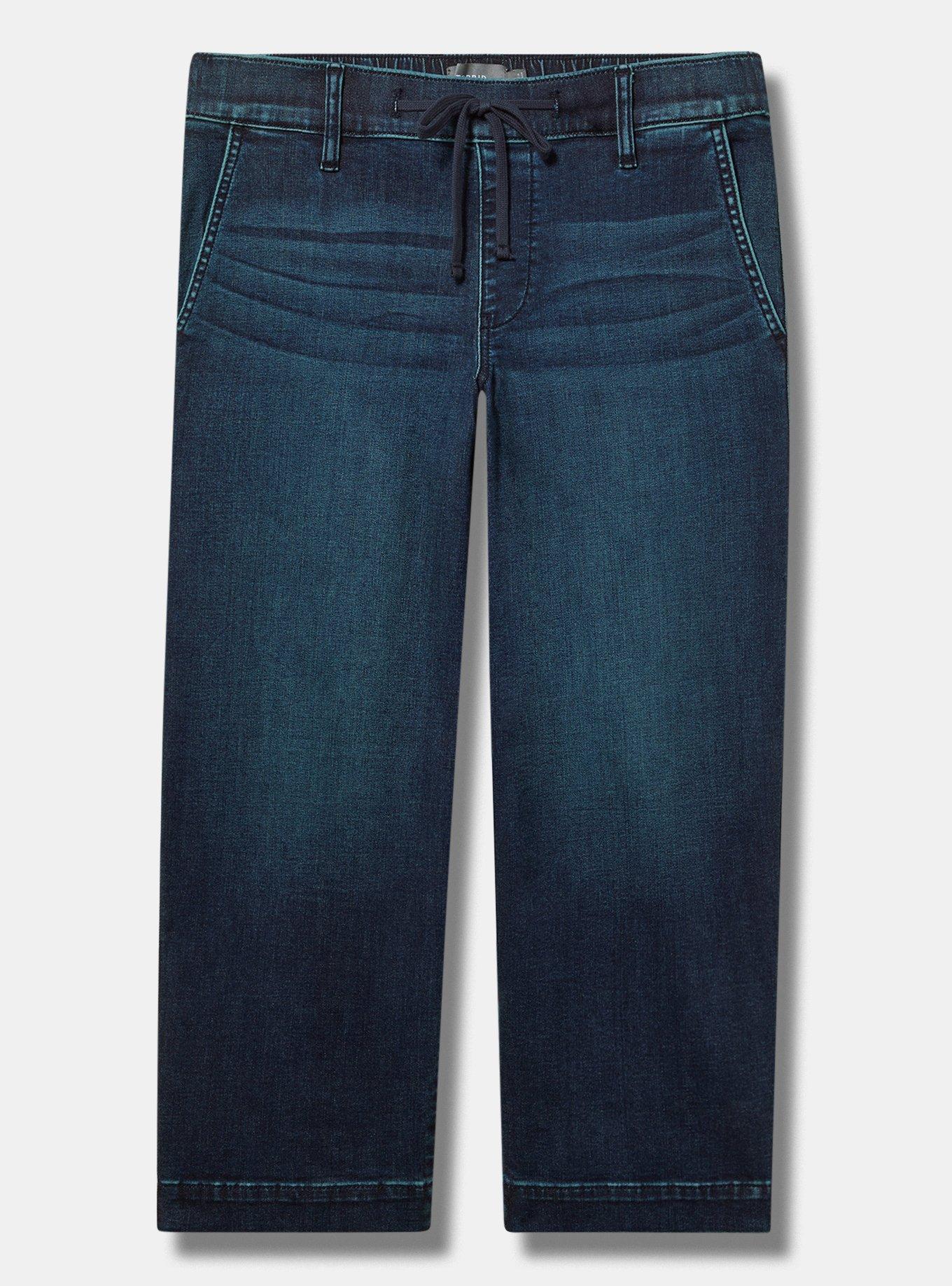 Plus Size - Crop Weekend Mid-Rise Wide Leg Jean - Torrid Plus Size - Crop Weekend Mid-Rise Wide Leg Jean - Torrid