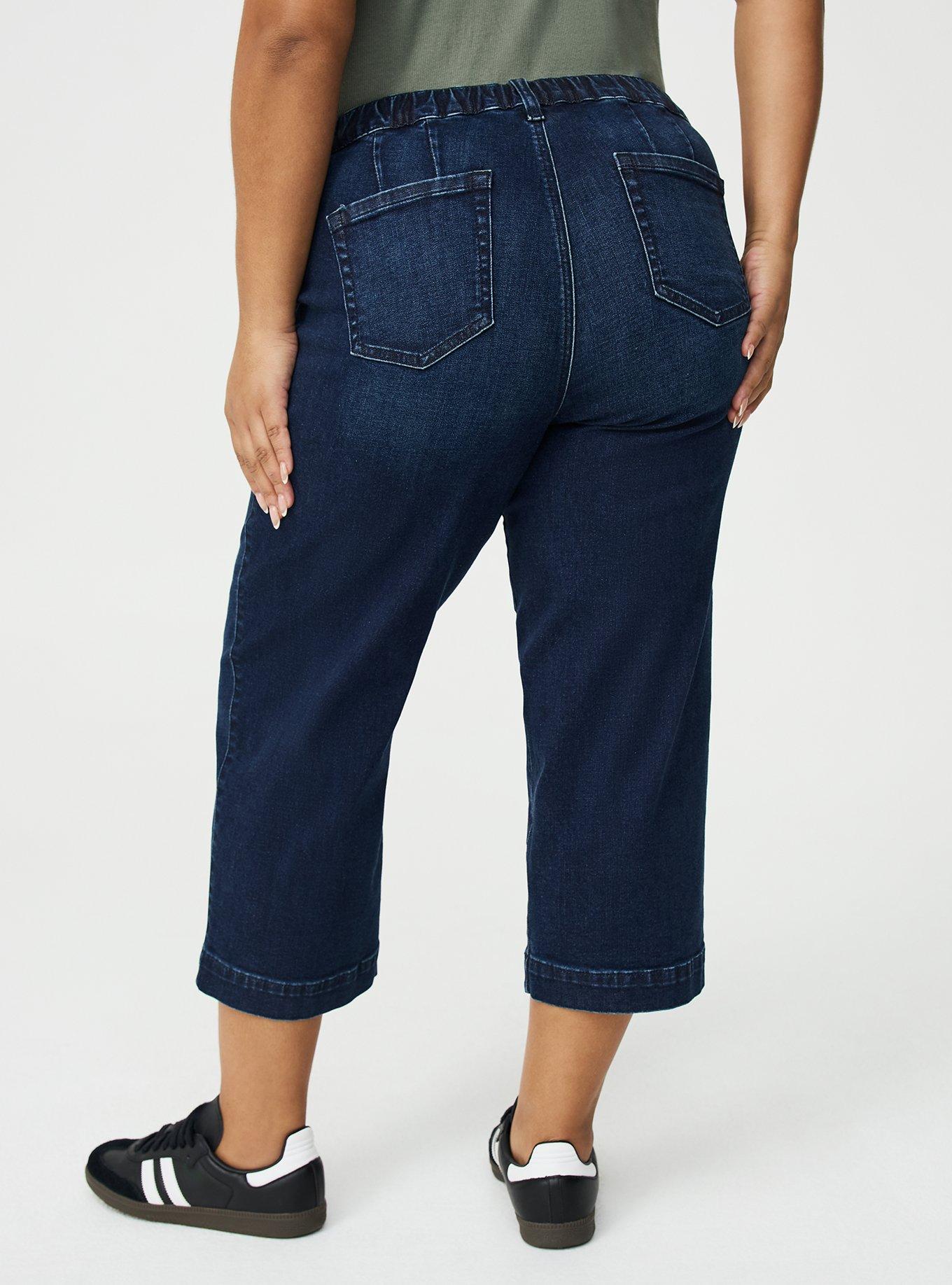 Crop Weekend Mid-Rise Wide-Leg Jean, NEW MOON, alternate