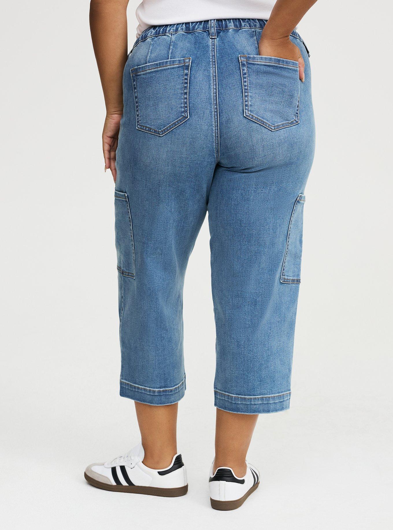 Crop Weekend Mid-Rise Wide-Leg Jean, SOLSTICE, alternate
