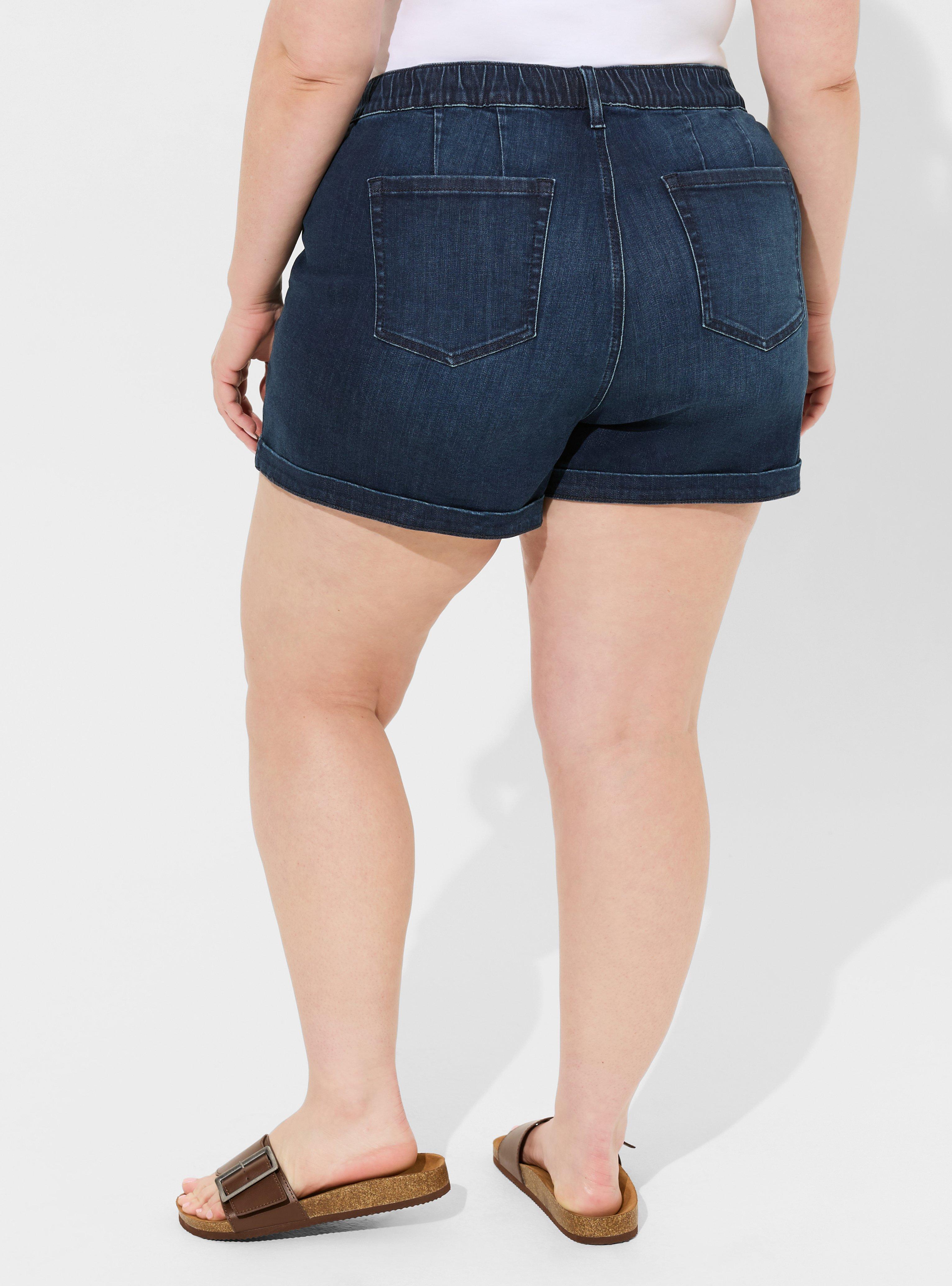 3.5 Inch Weekend Super Soft Denim Mid-Rise Short