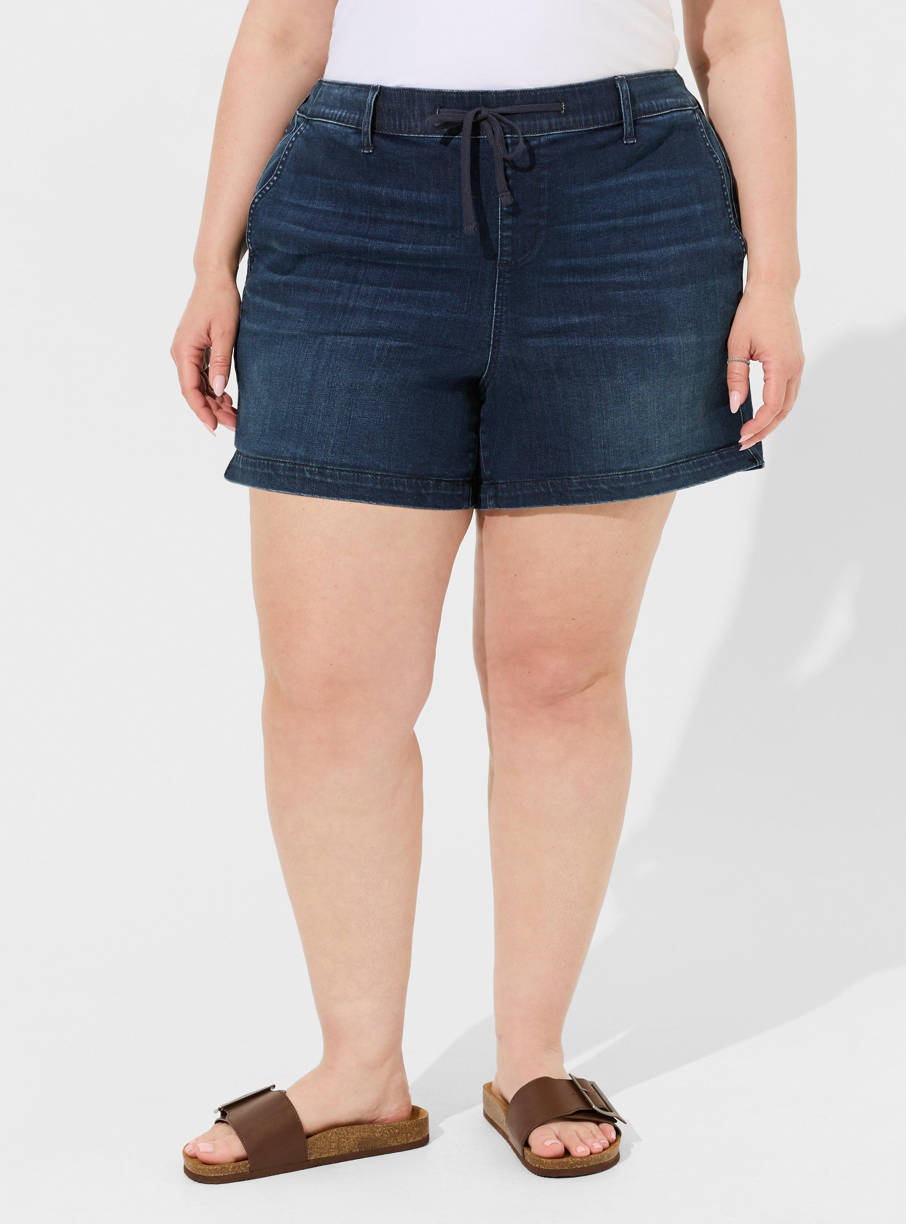 3.5 Inch Weekend Super Soft Denim Mid-Rise Short