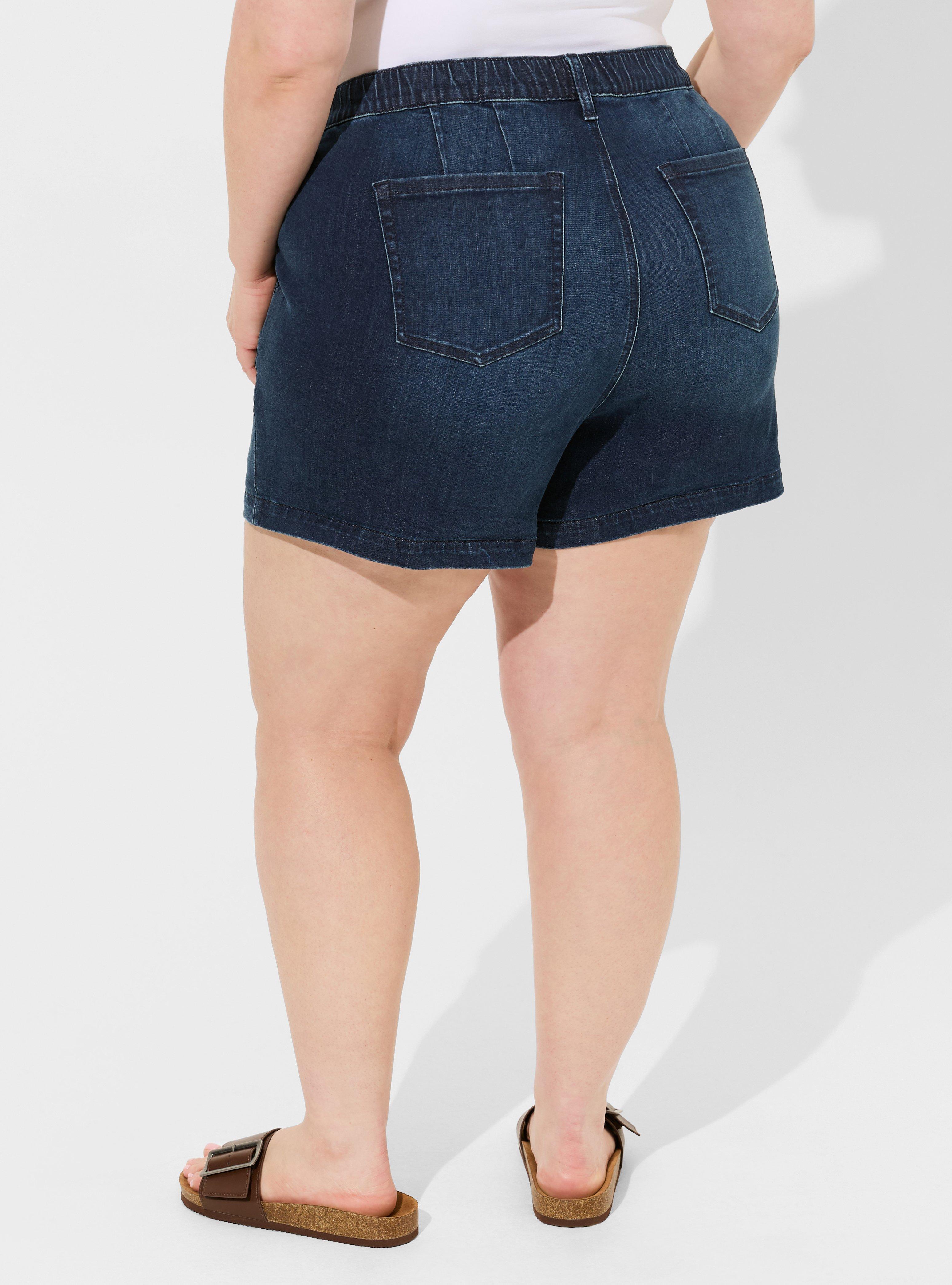 3.5 Inch Weekend Super Soft Denim Mid-Rise Short