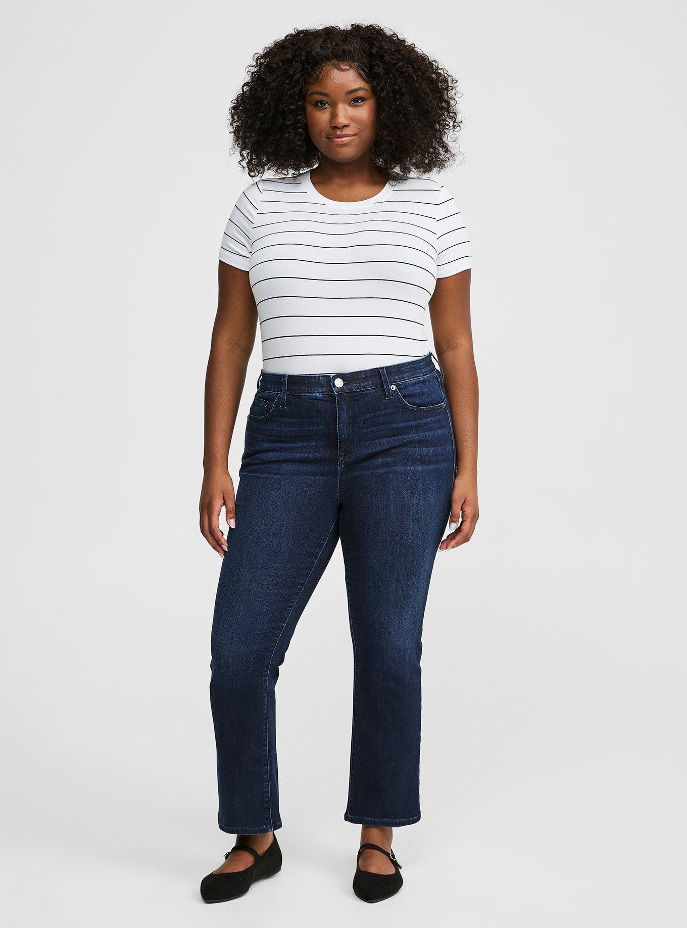 Plus Size - Sky High Flare Super Soft Jean - Torrid