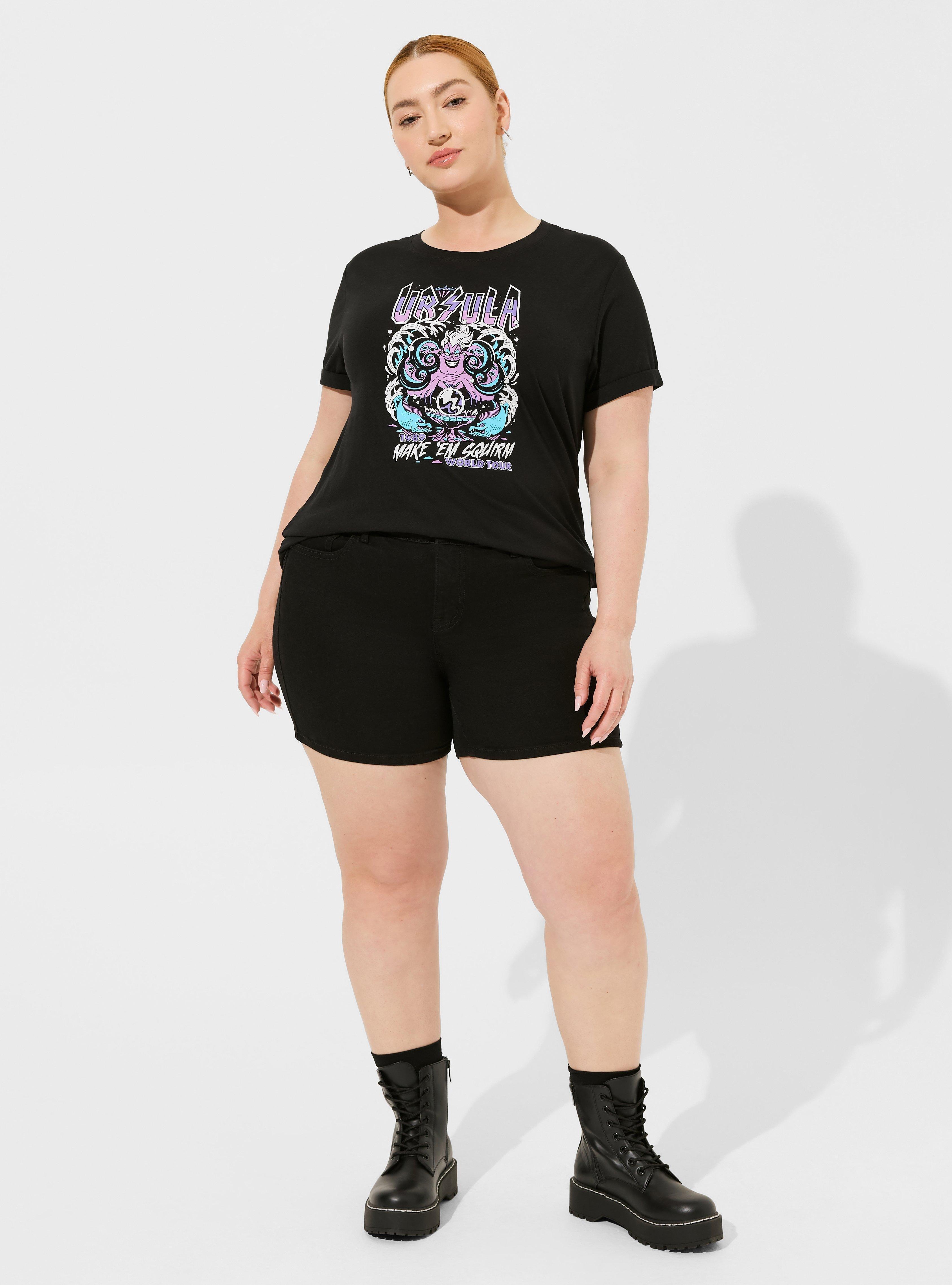 Disney Little Mermaid Ursula Roll Sleeve Top