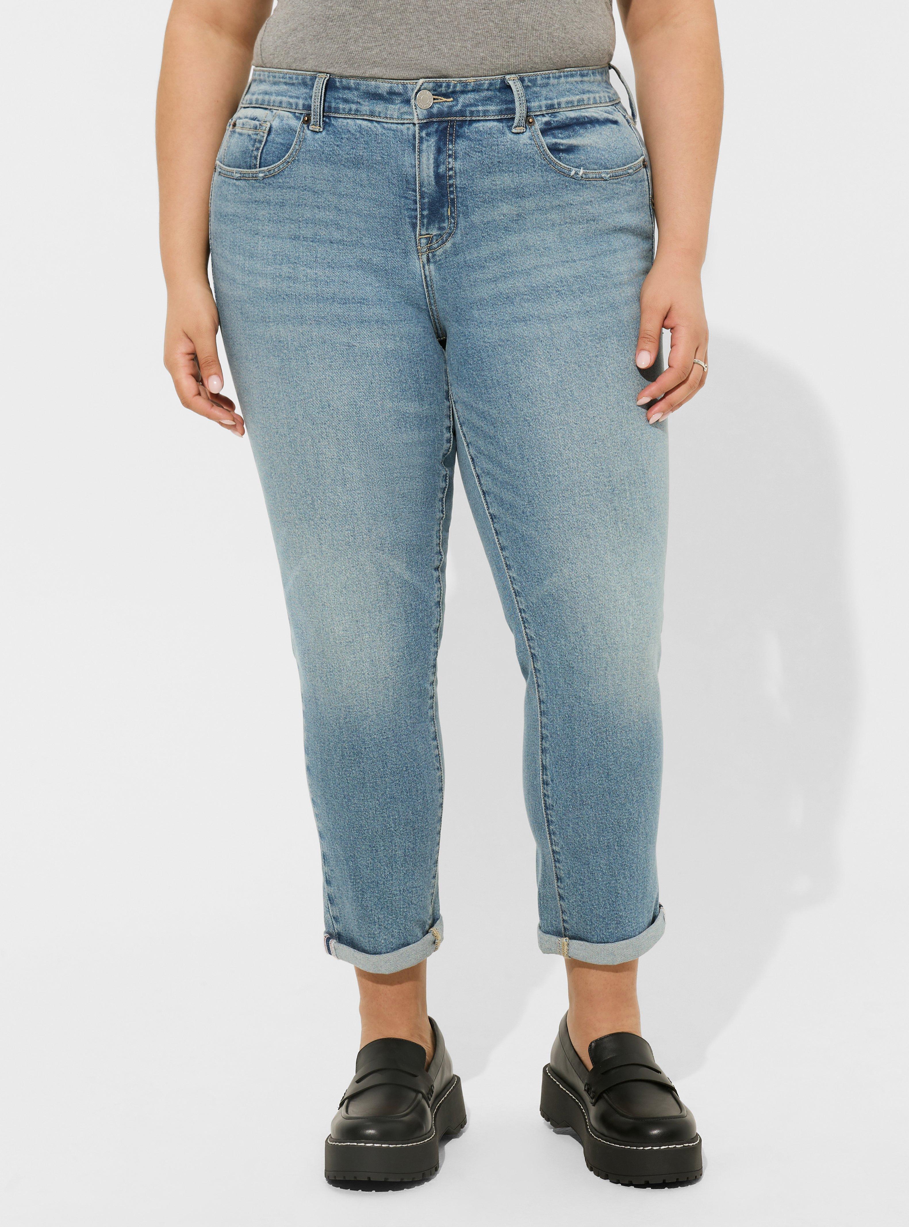 Perfect Boyfriend Ankle Classic Denim Mid-Rise Jean