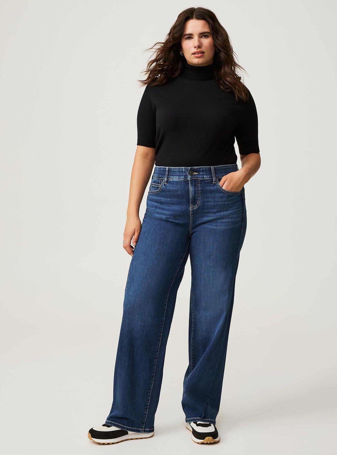 Torrid wide 2025 leg jeans