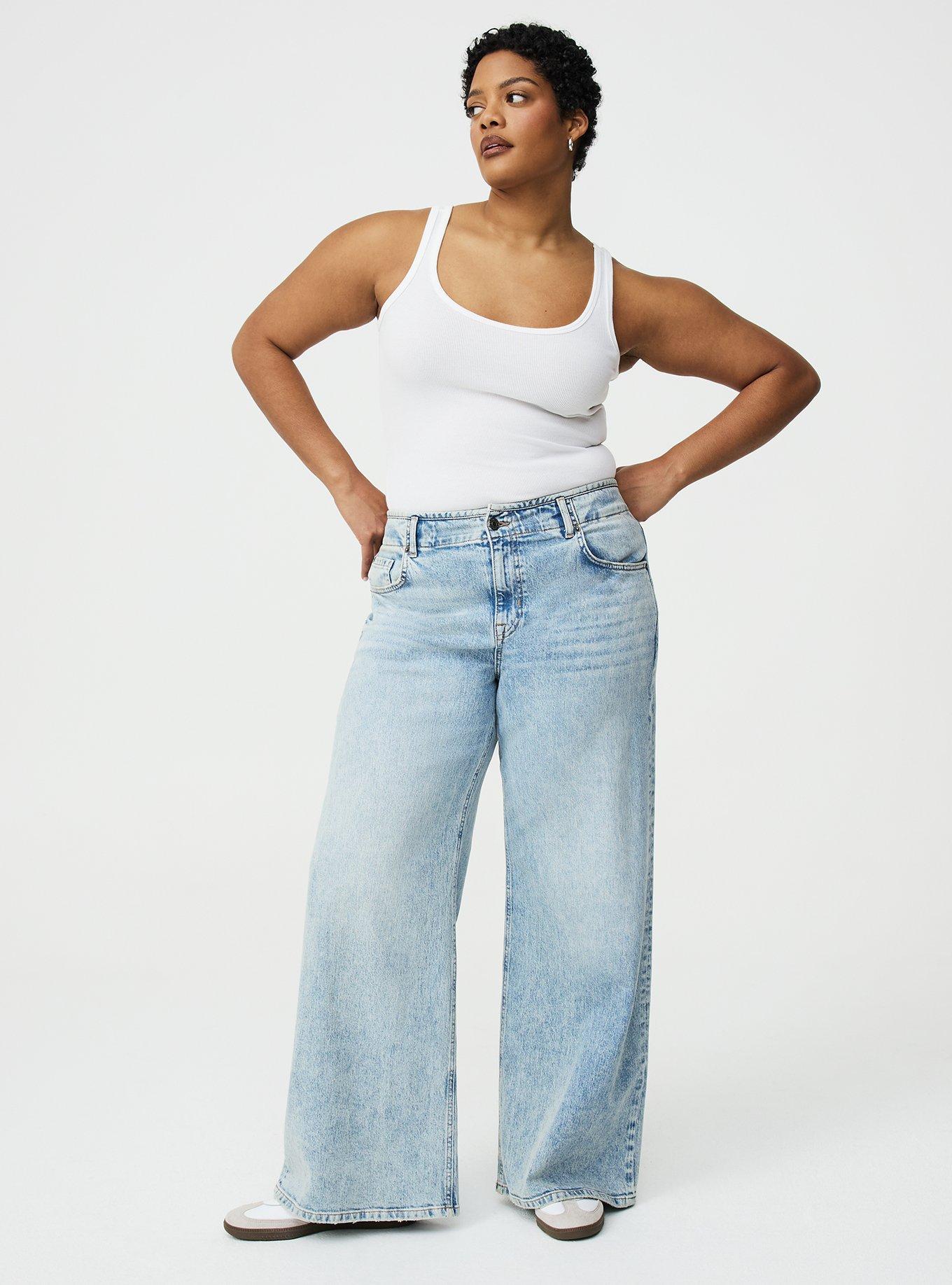 Bombshell Wide-Leg High-Rise Jean, GAIA, hi-res