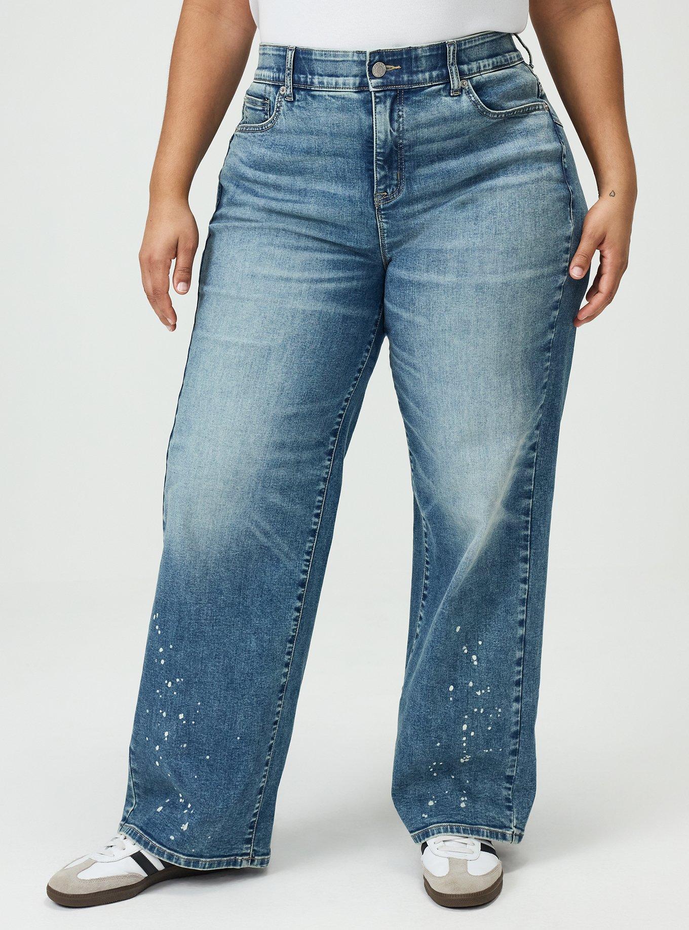 Bombshell Wide Leg High-Rise Jean, AQUARIOUS, alternate