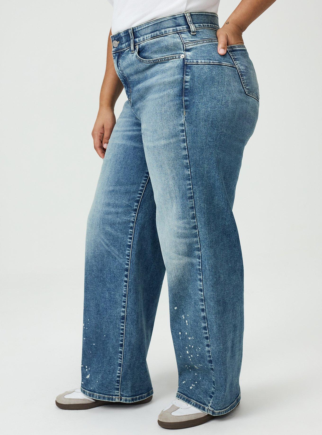 Bombshell Wide Leg High-Rise Jean, AQUARIOUS, alternate