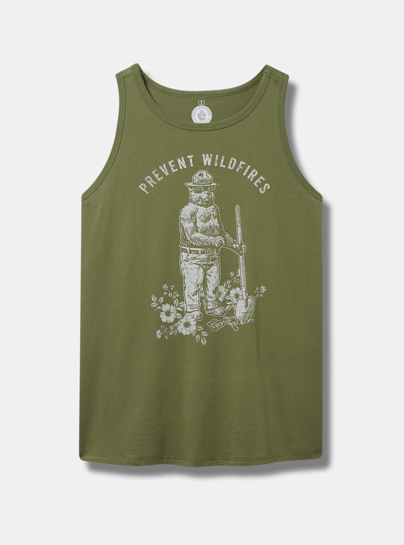 Smokey The Bear Classic Fit Cotton Tank