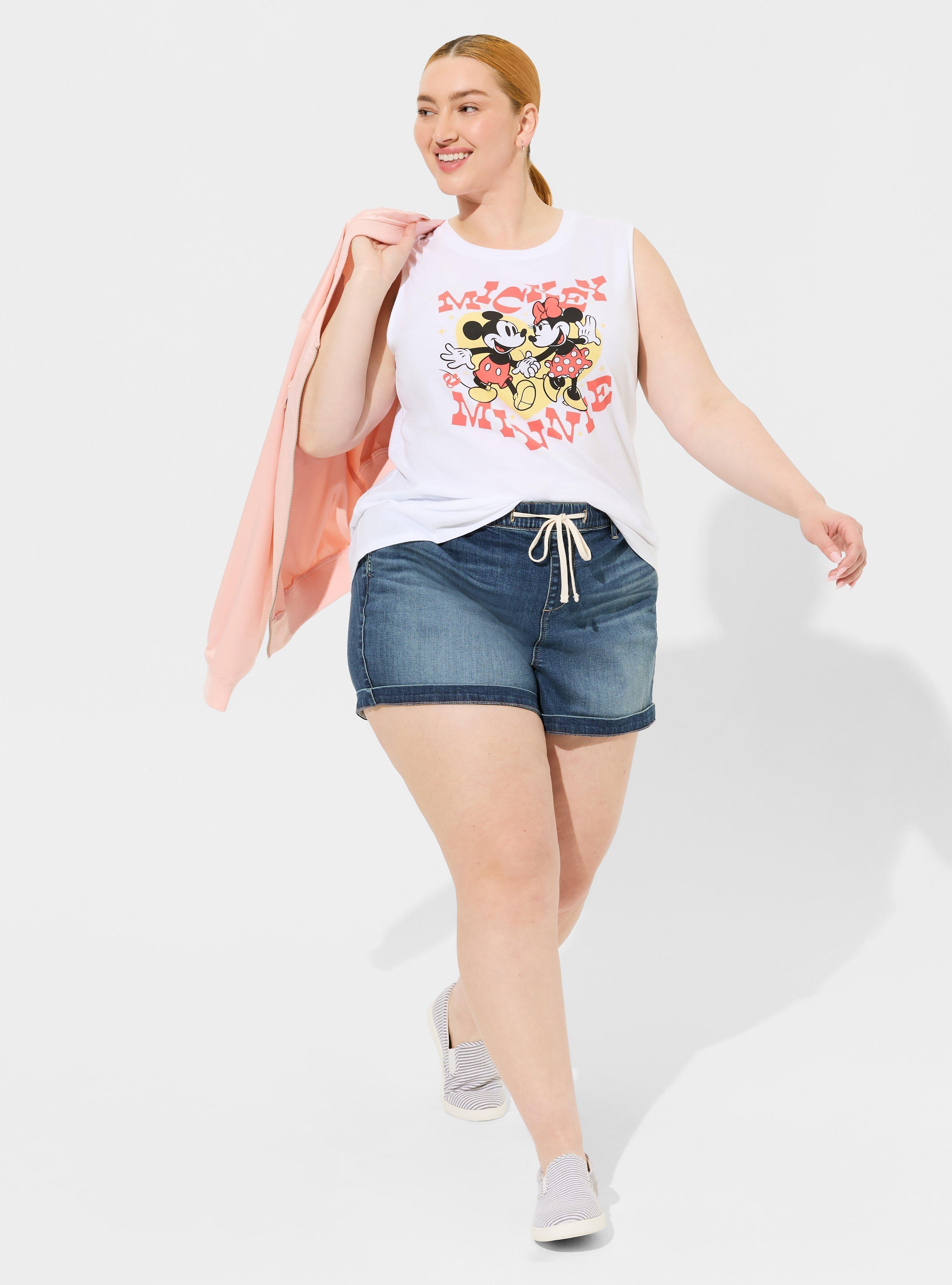 Mickey & Minnie Relaxed Fit Cotton Crew Tank