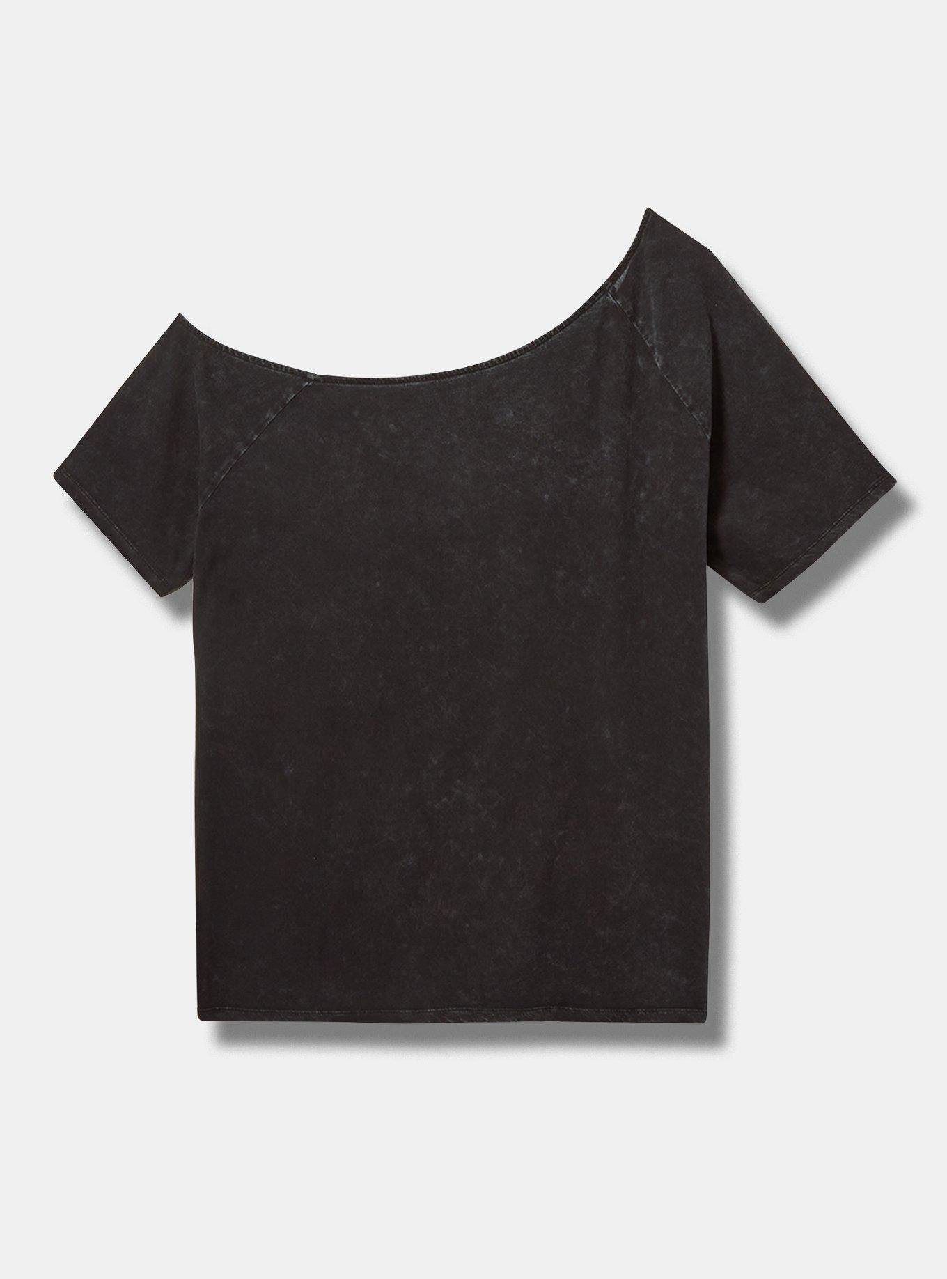 Plus Size - Prince Classic Fit Cotton Off Shoulder Tee - Torrid