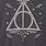 Harry Potter Hallows Classic Fit Cotton Crew Tee, VINTAGE BLACK, swatch