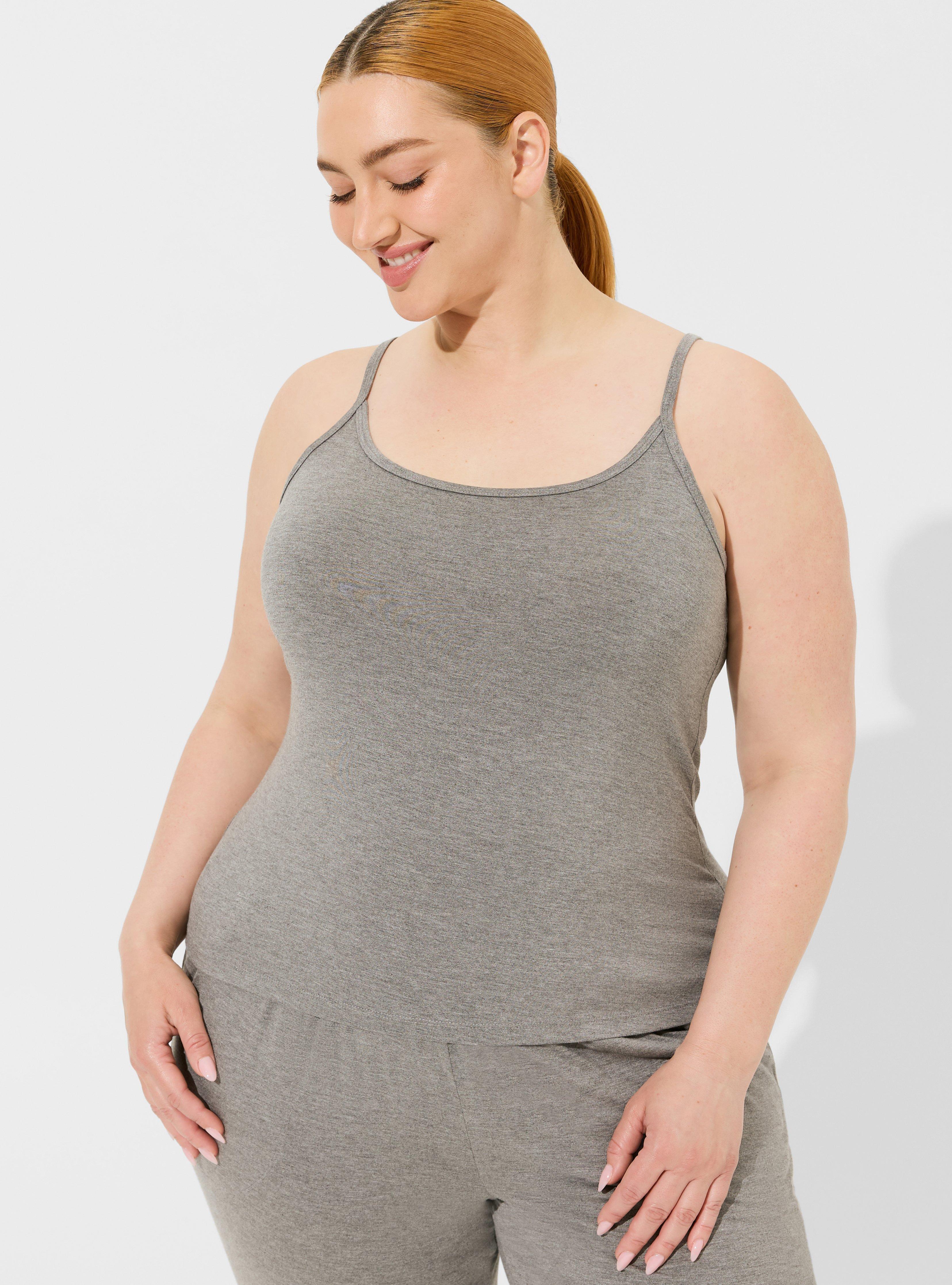 Plus Size - Super Soft Crop Lounge Cami Tank - Torrid