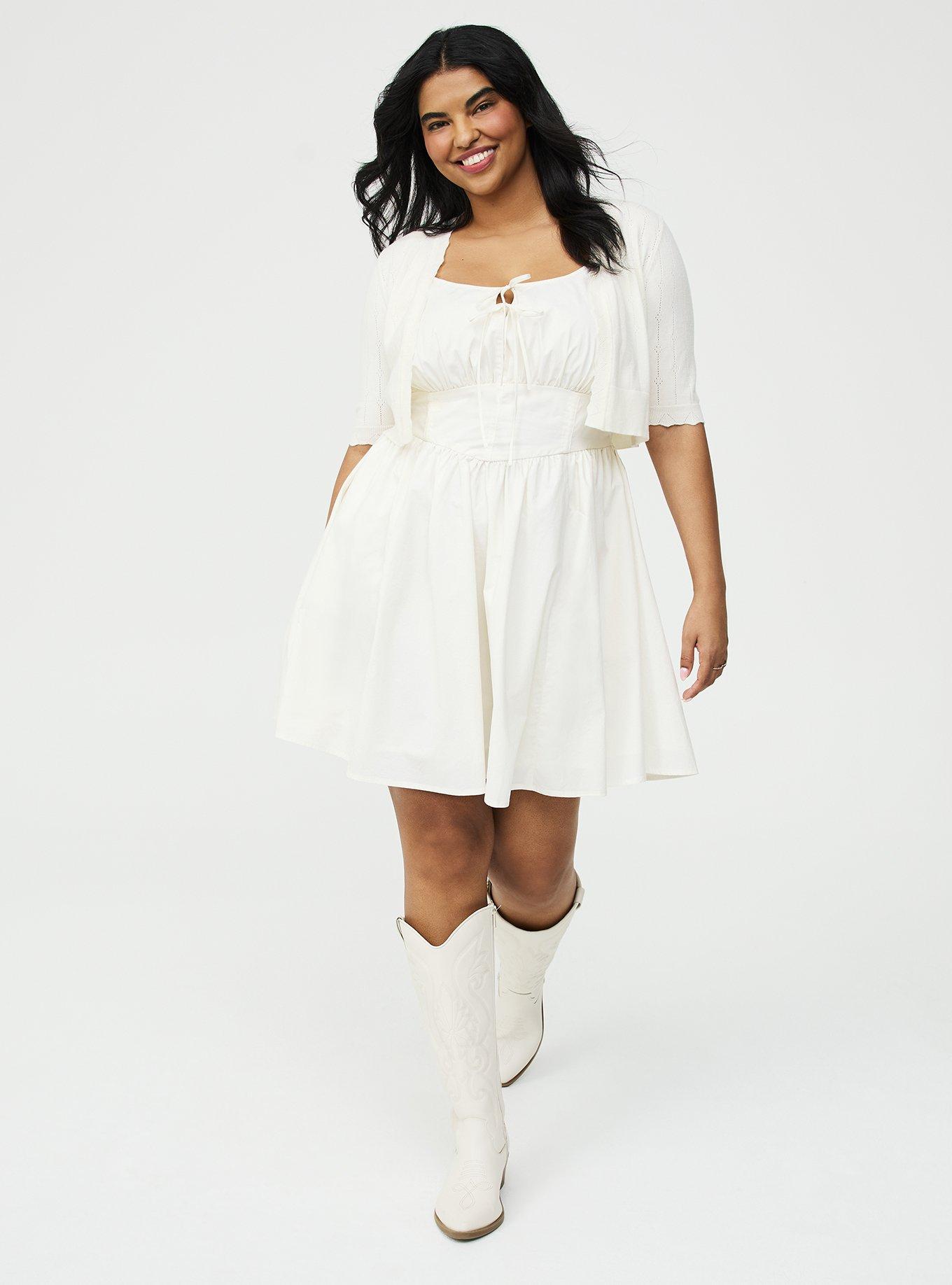 Everyday Soft Pointelle Shrug, WHISPER WHITE, alternate