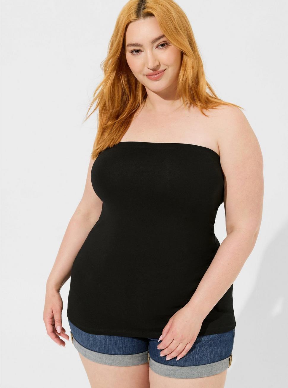 Plus Size - Foxy Strapless Tube Top - Torrid Plus Size - Foxy Strapless Tube Top - Torrid