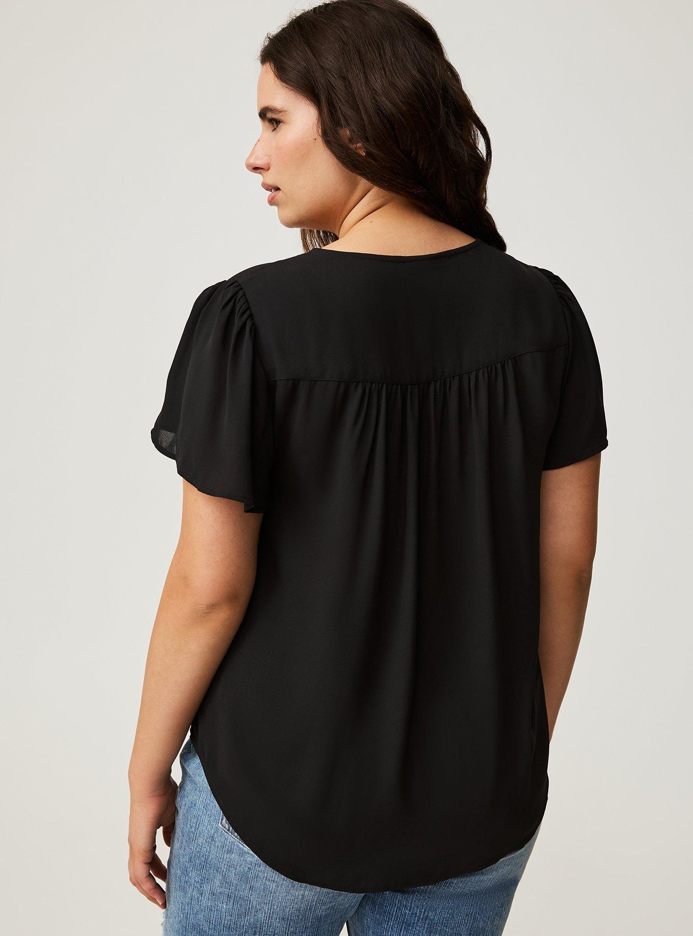 Harper Flutter Sleeve Blouse