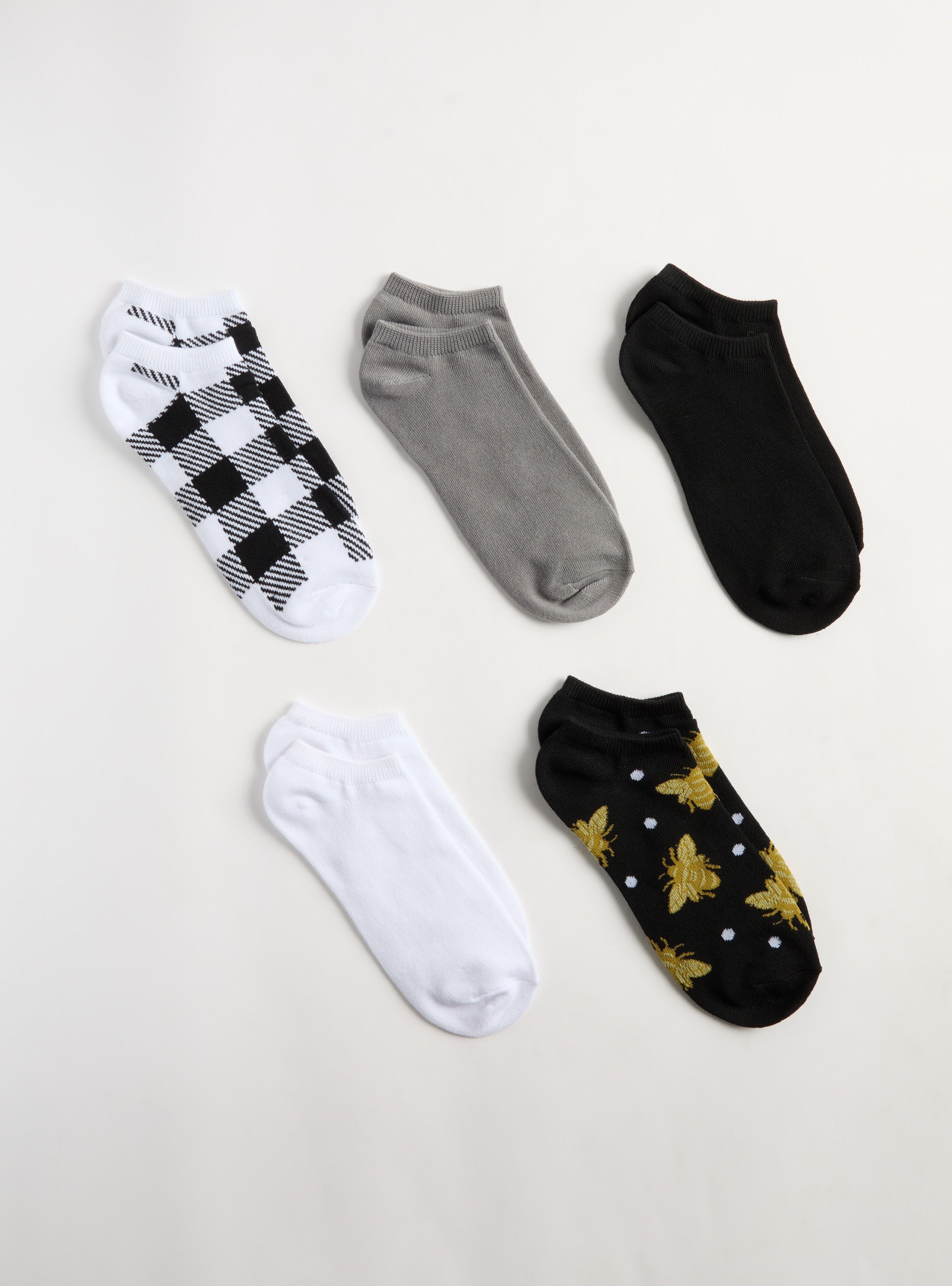 5 Pack Low Cut Socks