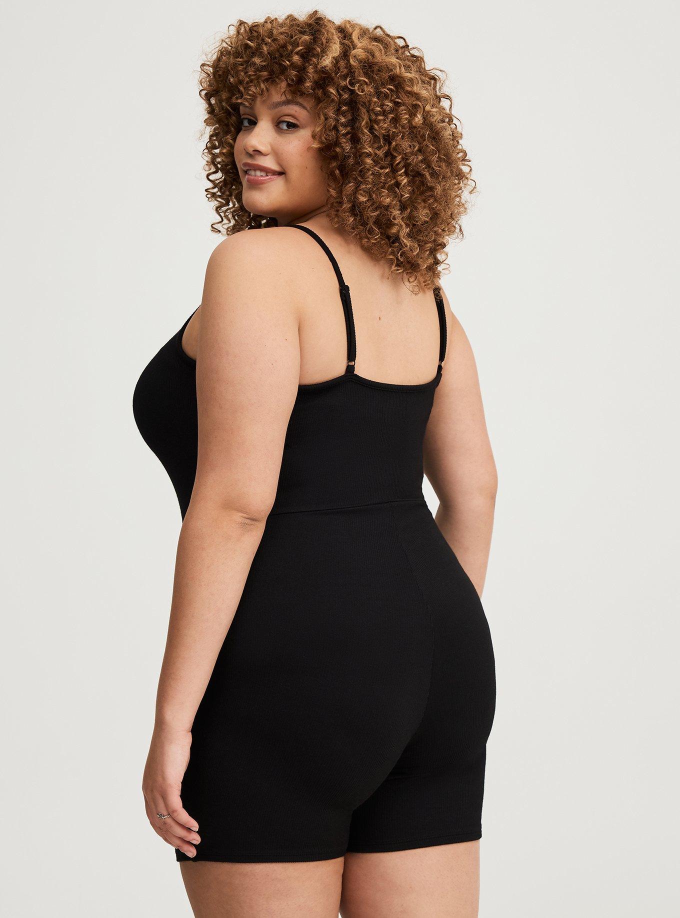 5 Inch Rib Knit Tank One Piece