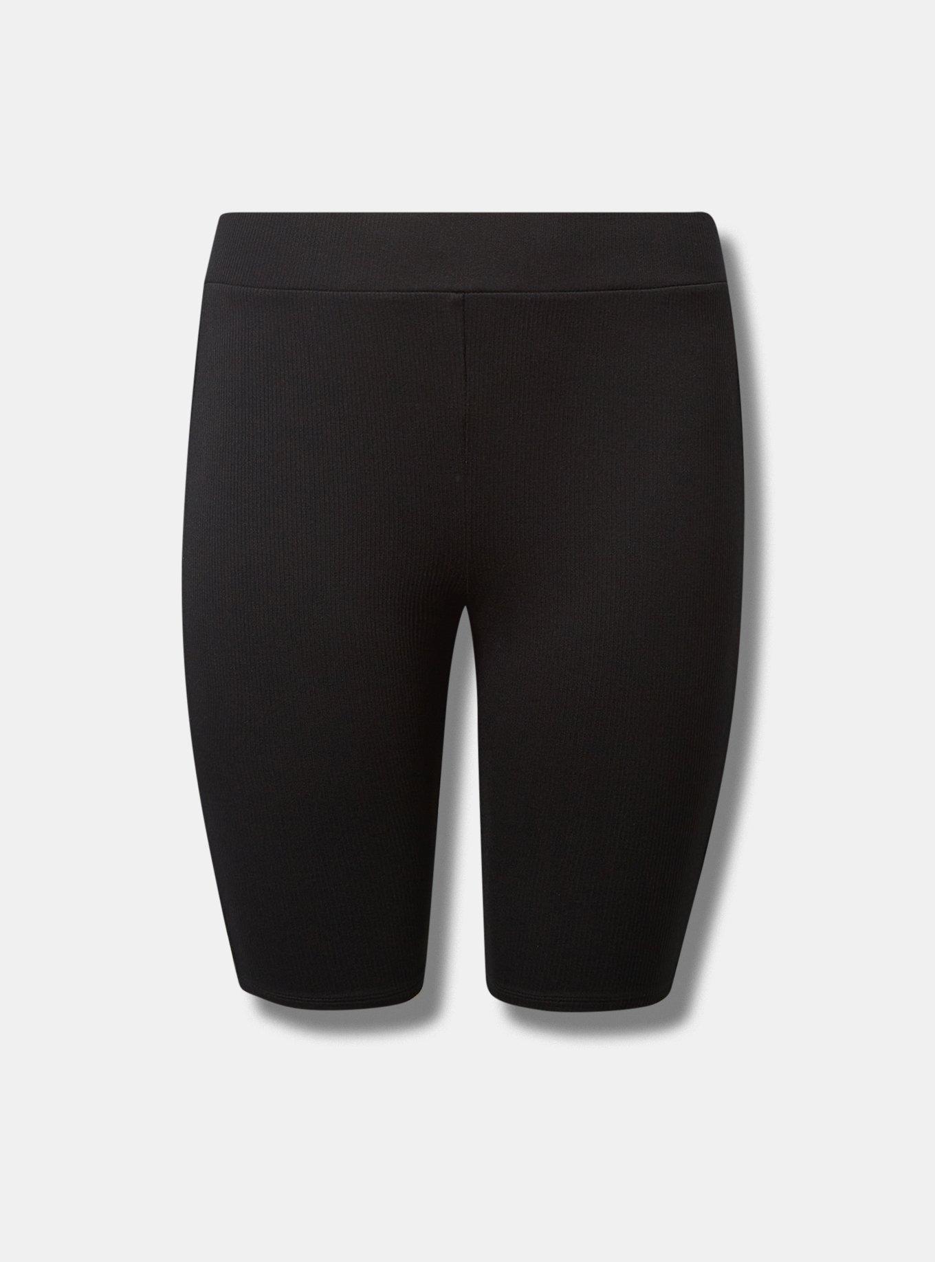 11 Inch Signature Waist Rib Knit Bike Short , DEEP BLACK, hi-res