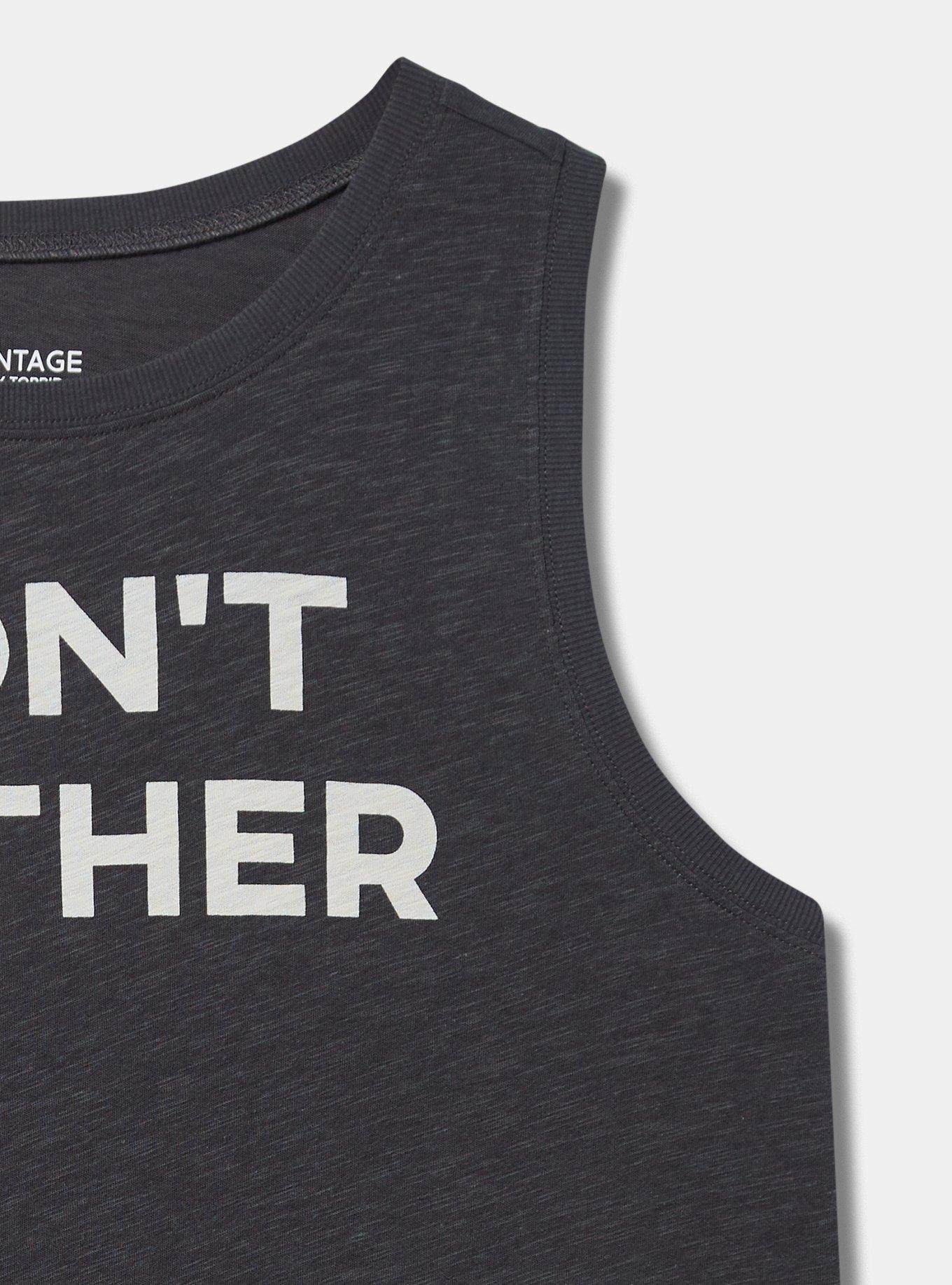 Don't Bother Classic Fit Vintage Slub Tank