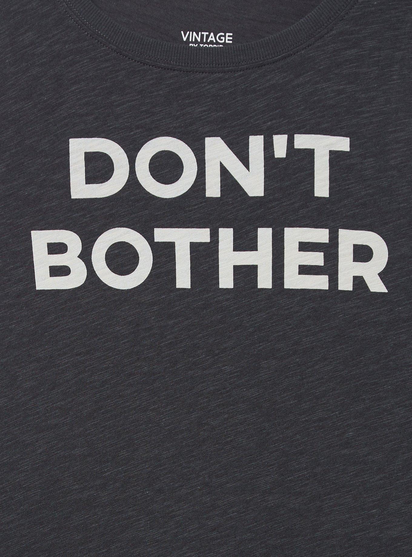 Don't Bother Classic Fit Vintage Slub Tank