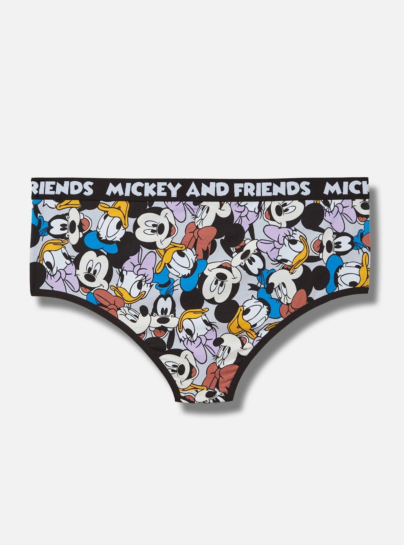 Mickey and Friends Mid Rise Cotton Cheeky Panty