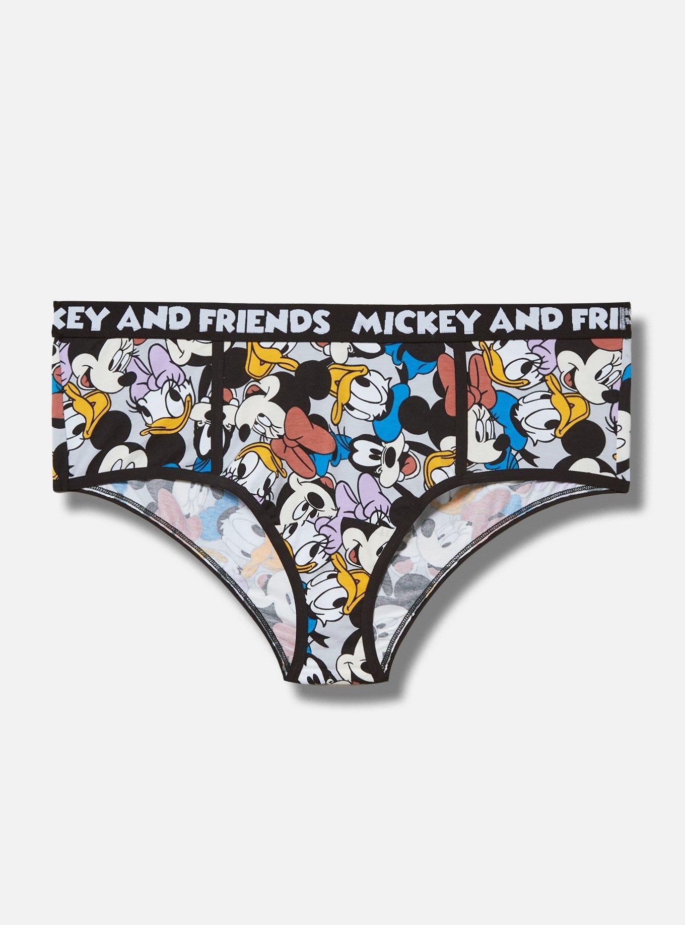 Mickey and Friends Mid Rise Cotton Cheeky Panty